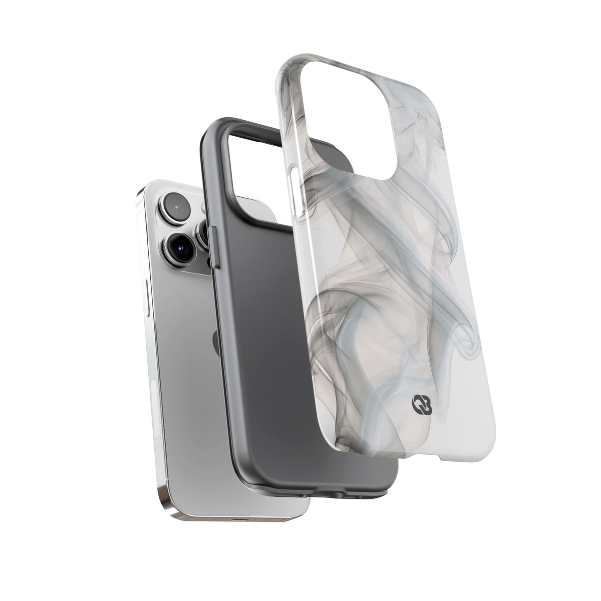 Vapor Noir · Tough Phone Case for iPhone · White