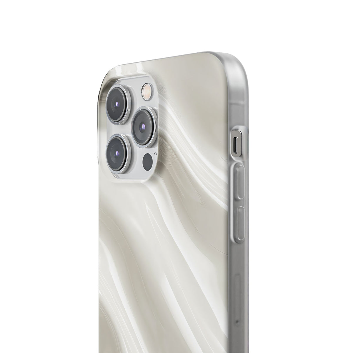 Liquid Enamel Fold · Lite Phone Case for iPhone · White