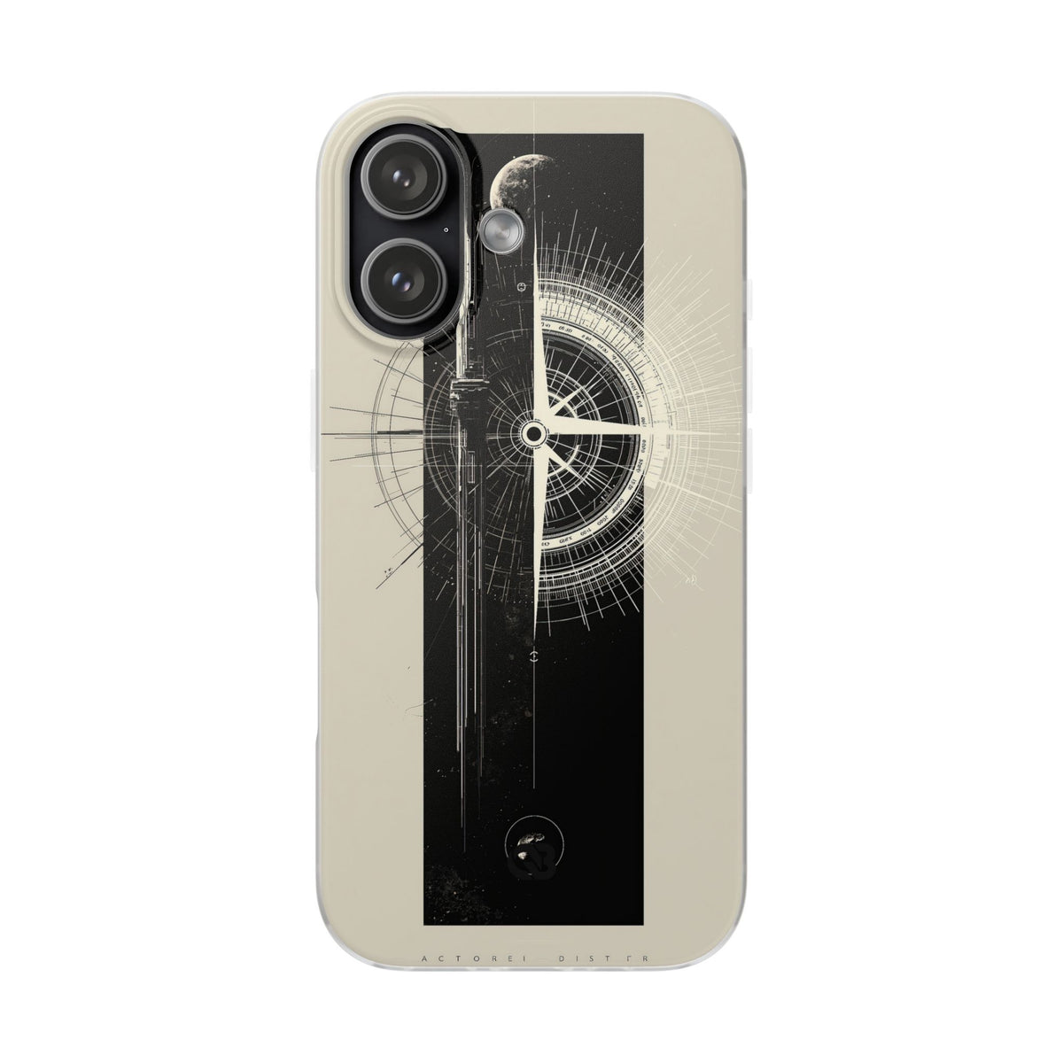 Orbital Meridian · Lite Phone Case for iPhone · Beige