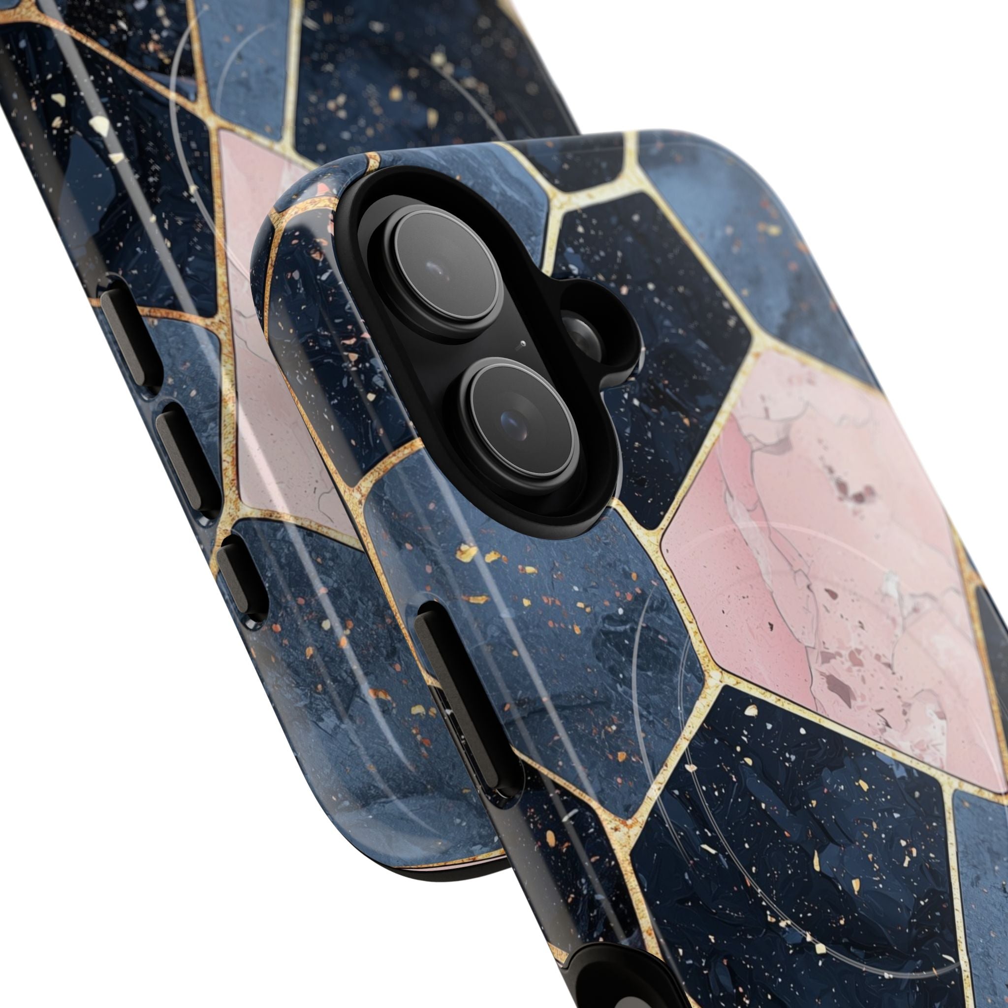 Golden Mosaic iPhone 17 Case - Tough+ - CASE•BOB