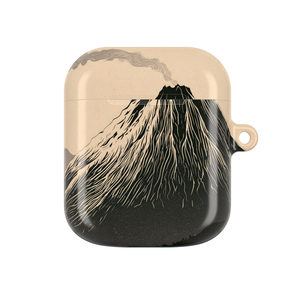 Fuji Summit · Hard Case for AirPods & AirPods Pro · Beige