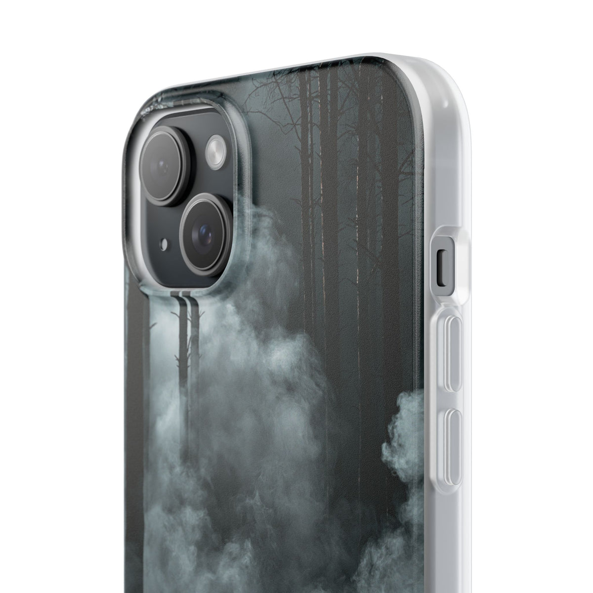 Shadowed Pine Mist · Lite Phone Case for iPhone · Black