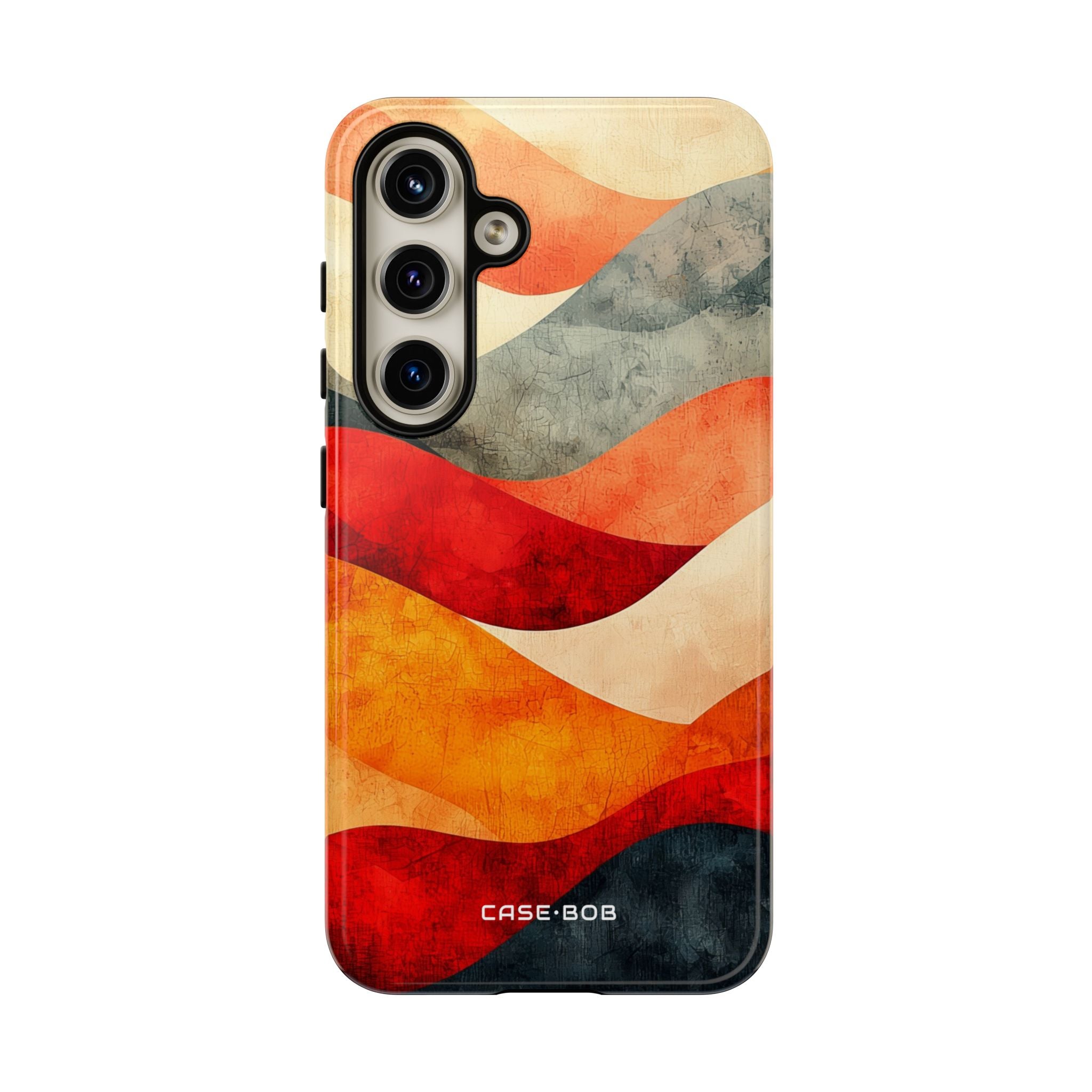 Cracked Wave Sunset Samsung S24 Skal - Tough