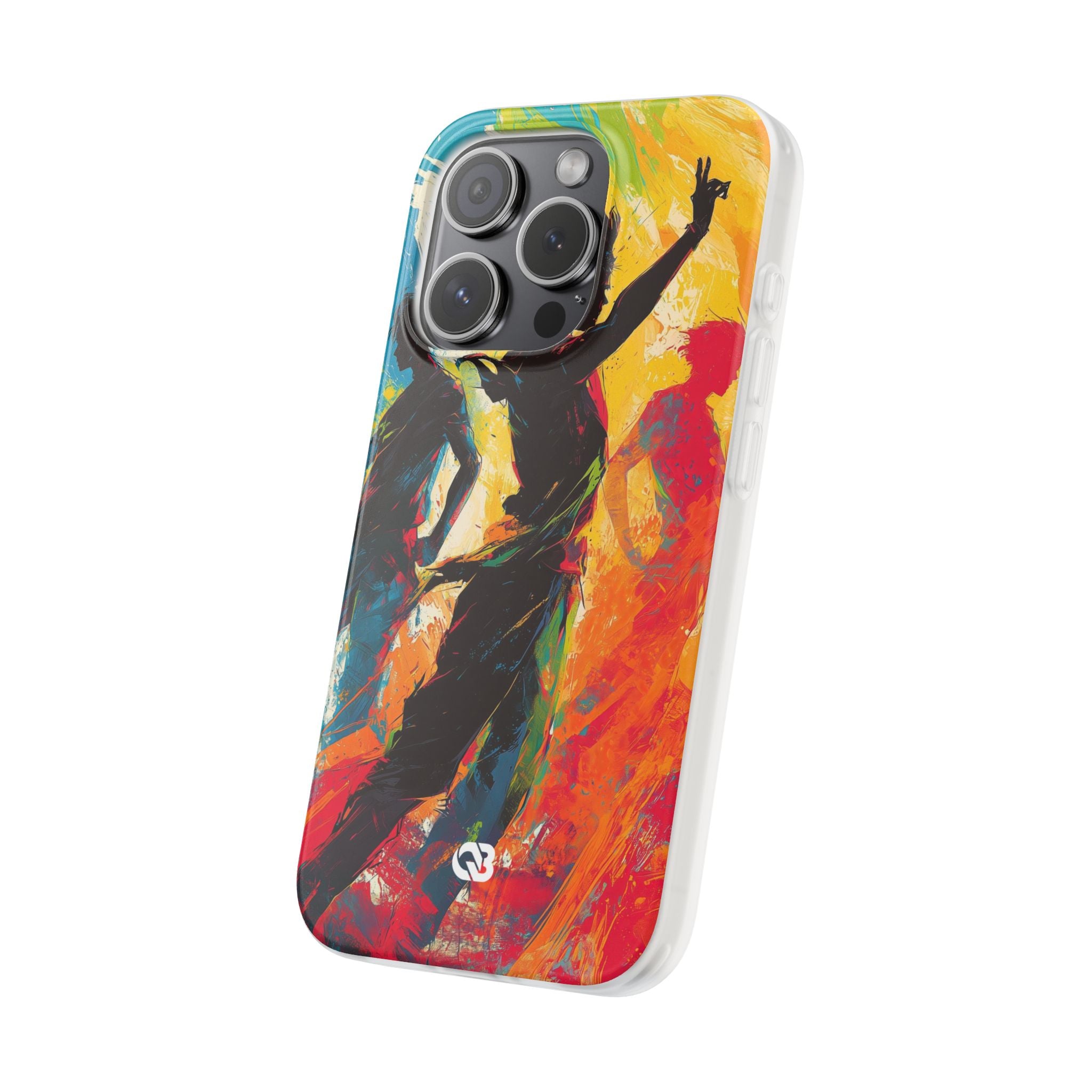 Electric Motion Blur · Soft Phone Case for iPhone