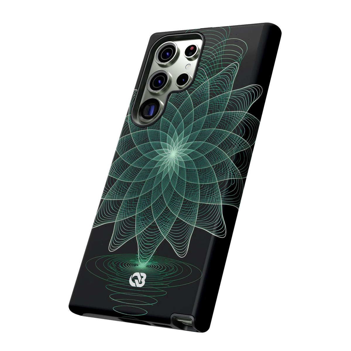 Verdant Harmonic Bloom · Tough Phone Case for Samsung · Black