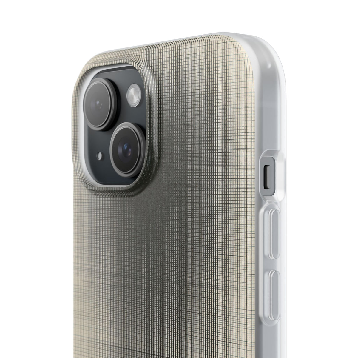Beige Lite Phone Case for iPhone - Carbon Screen Grid