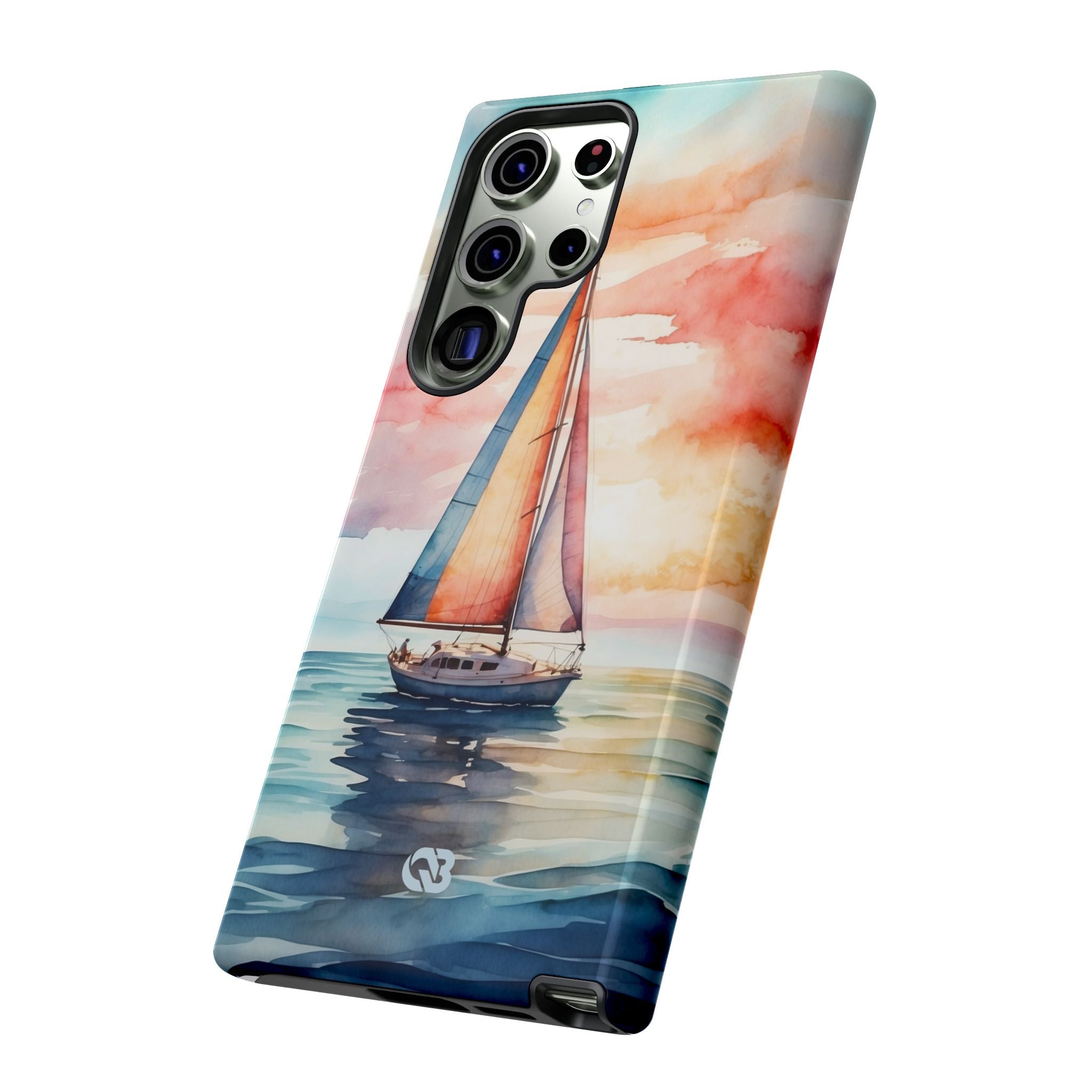 Crimson Horizon Sail · Tough Phone Case for Samsung