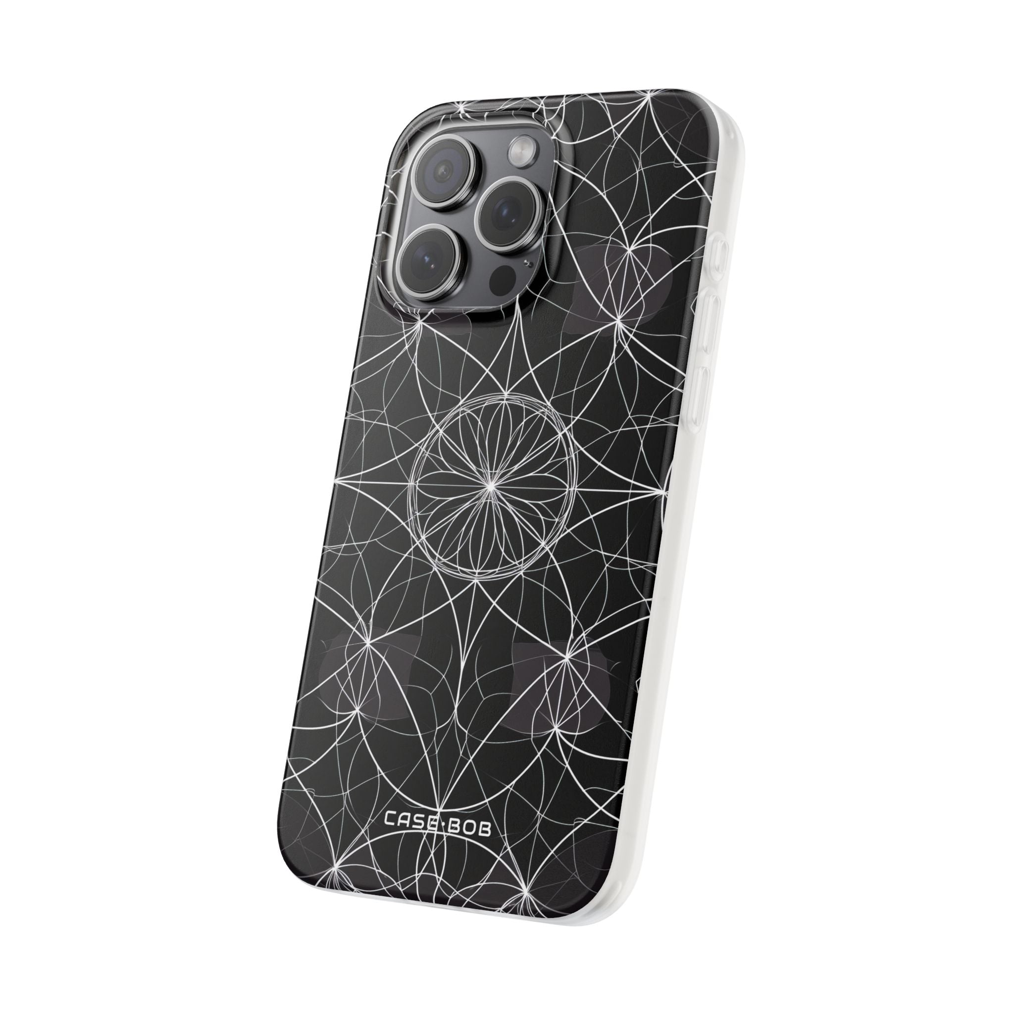 Radiant Petal Orbit iPhone 15 Pro Max Case - Soft