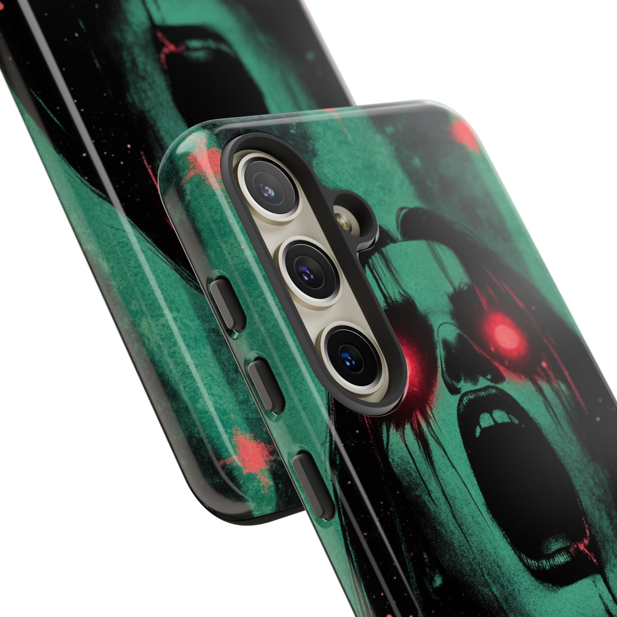 Crimson Emerald Scream · Tough Phone Case for Samsung
