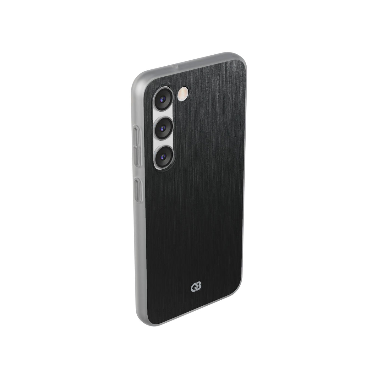 Obsidian Brushed Steel · Lite Phone Case for Samsung · Black
