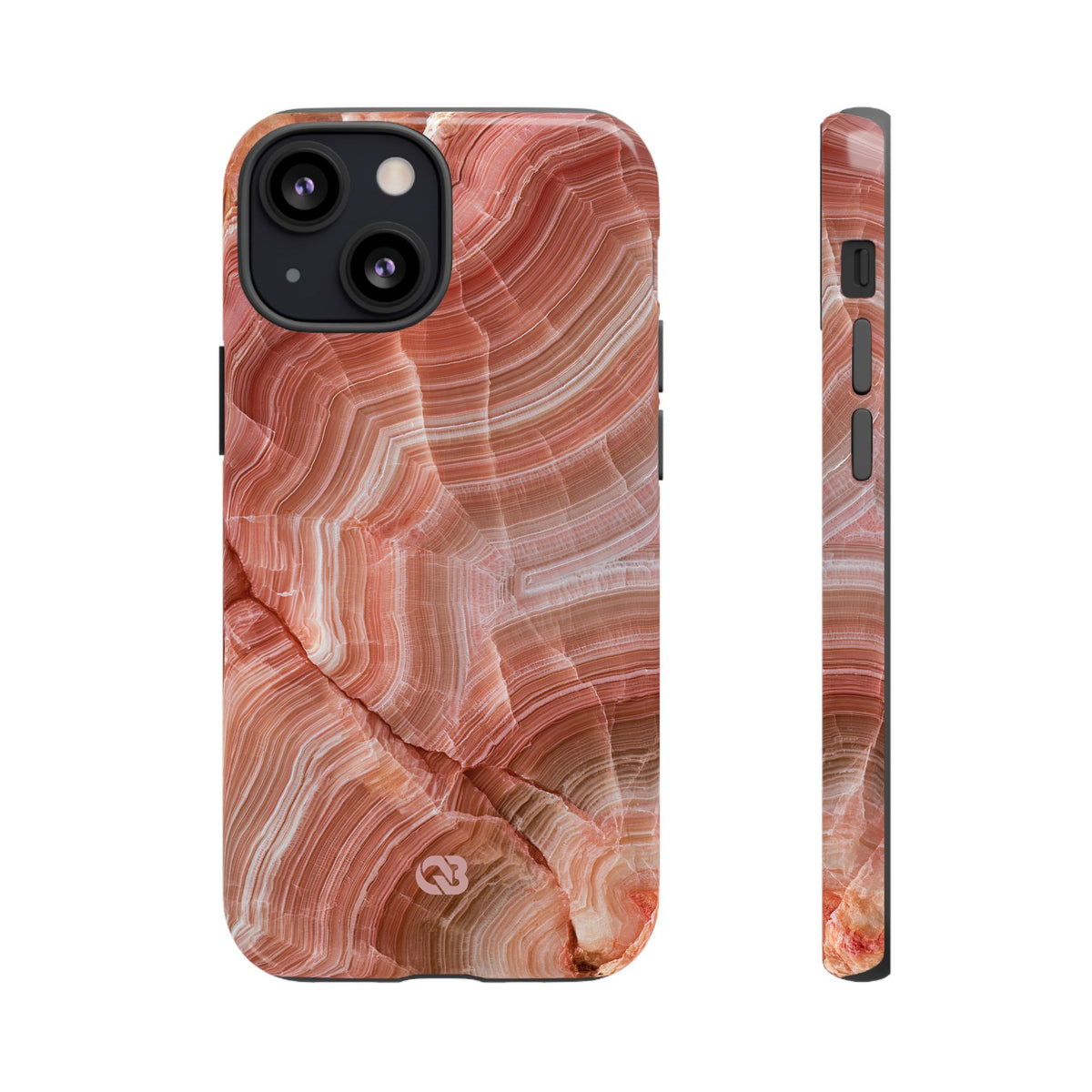 Blushing Rose Strata · Tough Phone Case for iPhone · Pink
