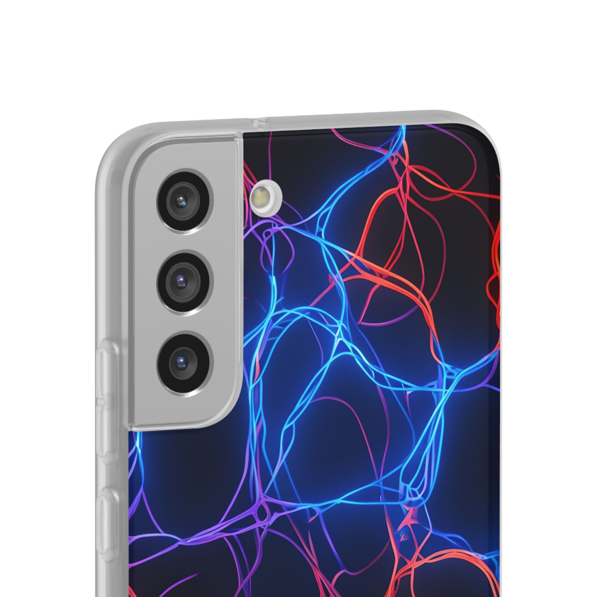 Electric Synapse Glow · Soft Custodia per Samsung