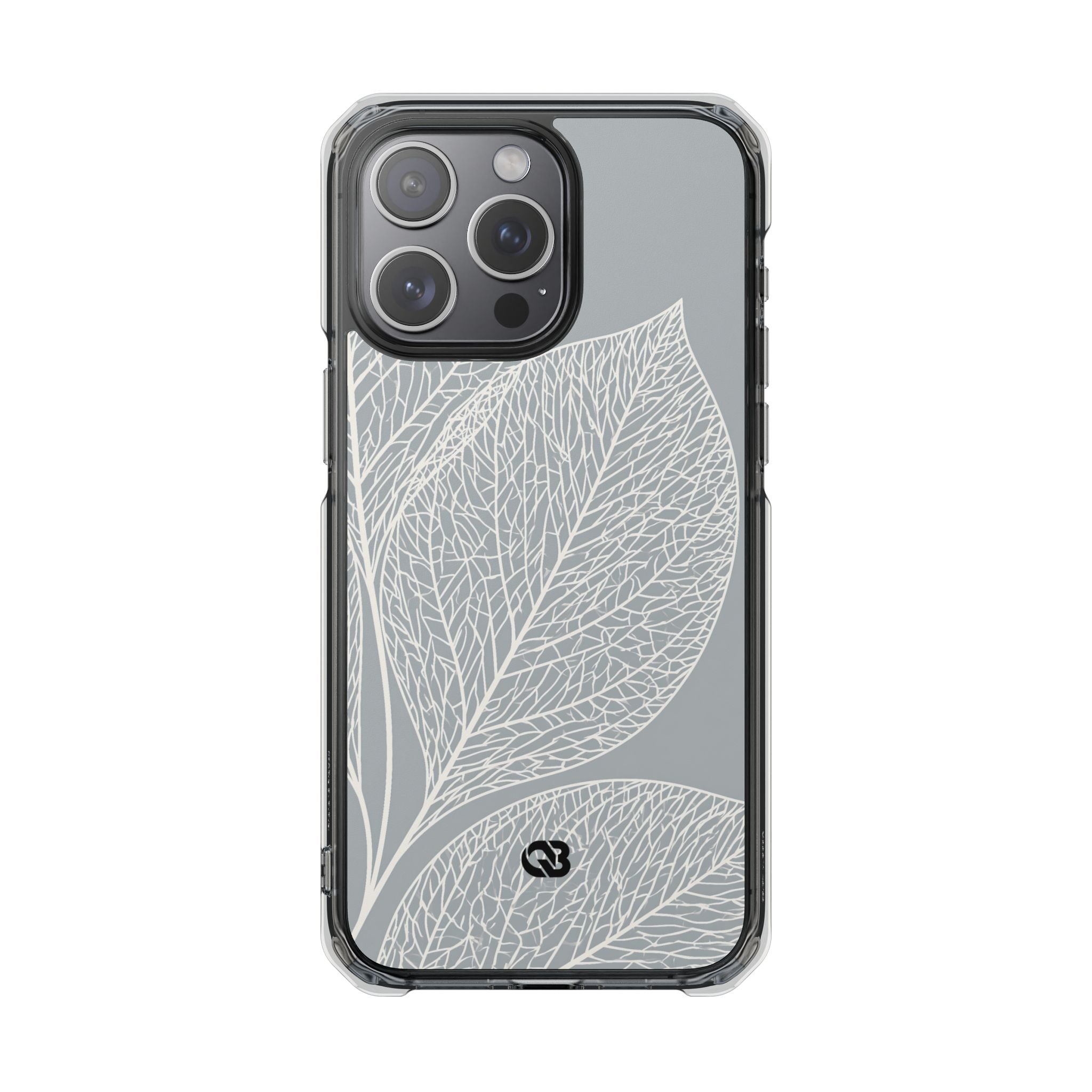 Grey Impact MagSafe Phone Case for iPhone - Frosted Ash Veins