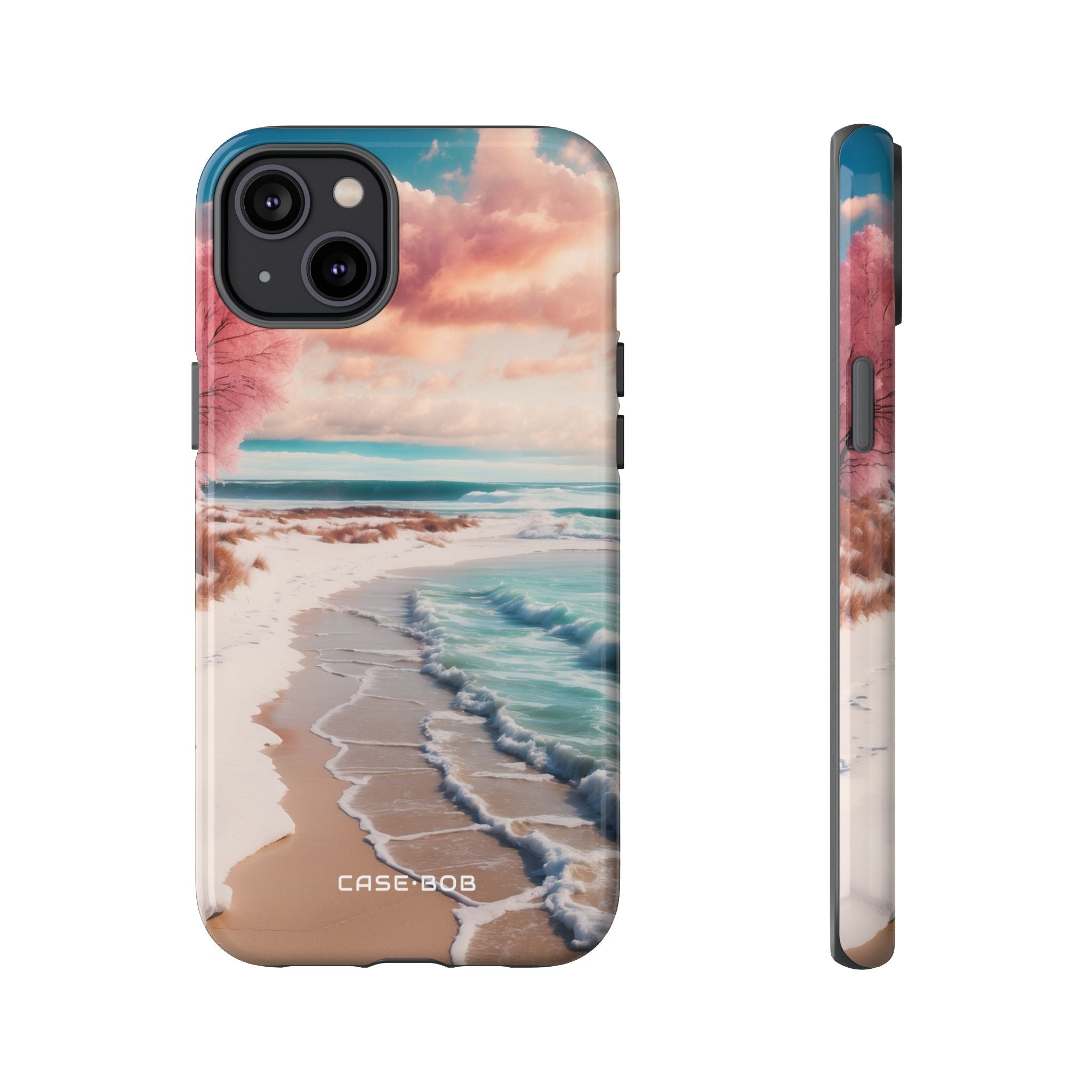 Pink Tree Breeze iPhone 14 Plus Case - Tough