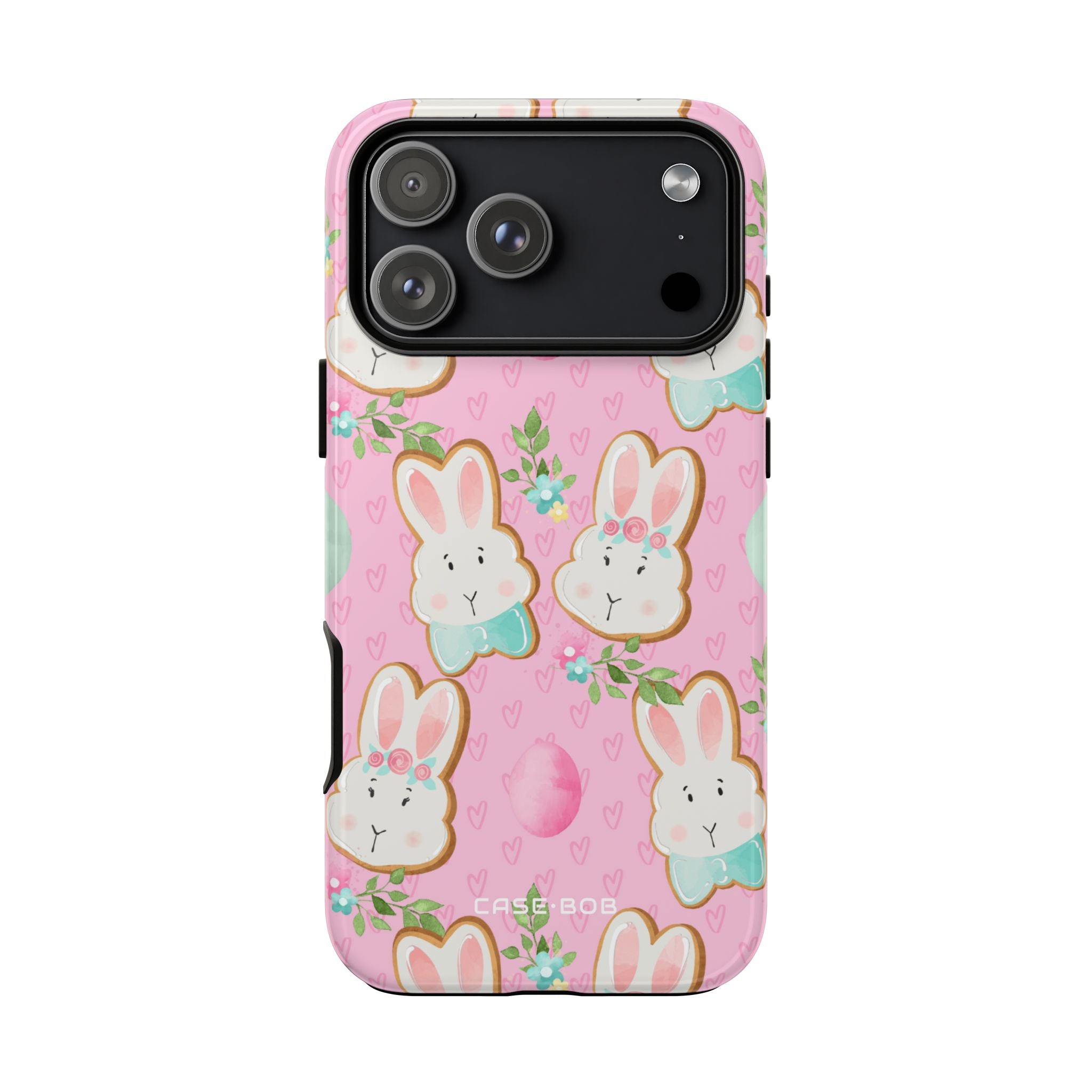 Bunny Blossom iPhone 17 Pro Max Case - Tough - CASE•BOB