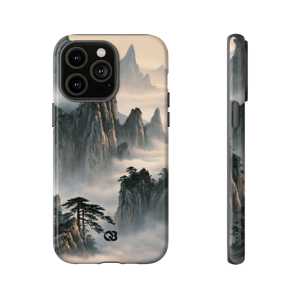 Sacred Mountain Mist · Tough Phone Case for iPhone · Beige