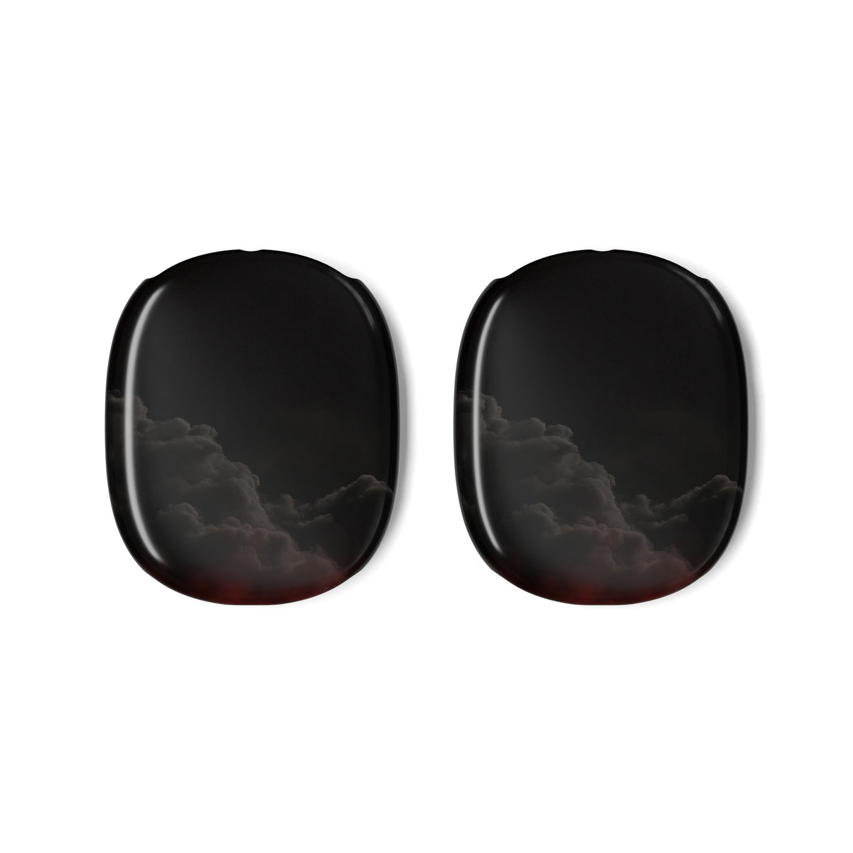 Crimson Fog Void · Hard Case for AirPods Max · Black
