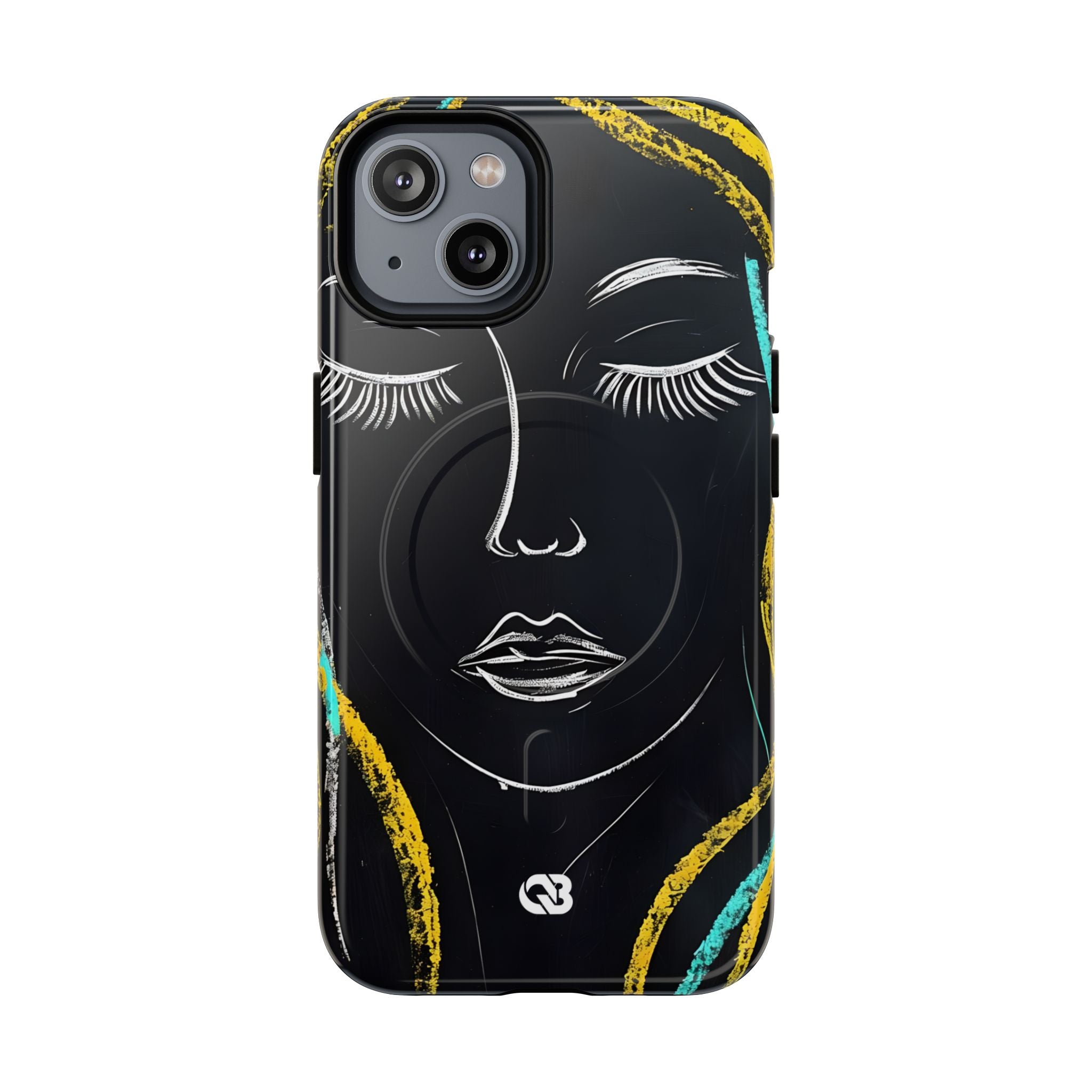 Obsidian Chalk Portrait · Tough+ Magsafe