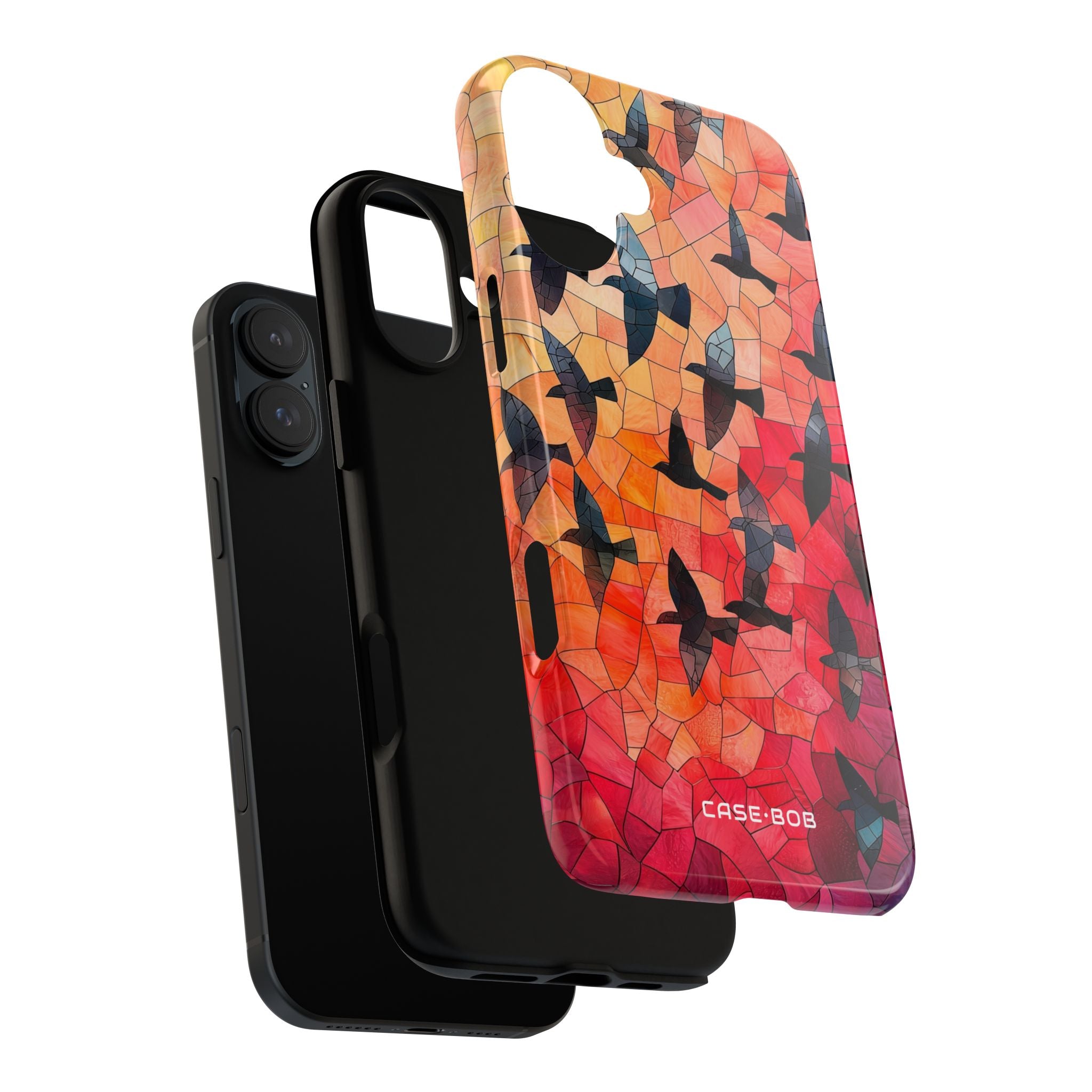 Crimson Flight iPhone 16 Plus Case - Tough