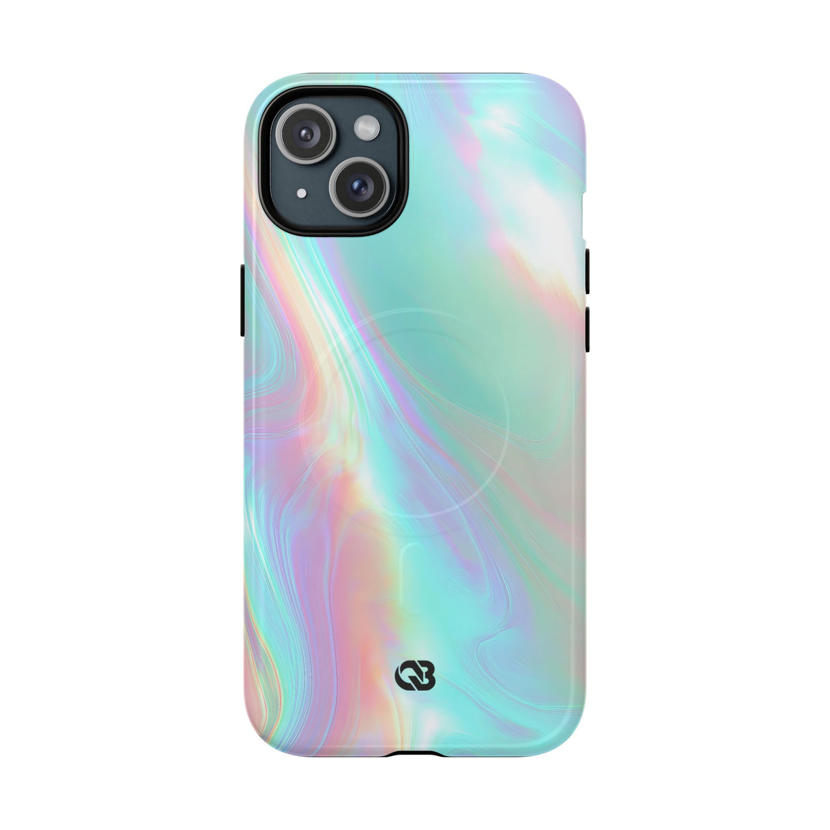 Prismatic Liquid Light · Tough 2.0 Magnetic Phone Case for iPhone · Teal