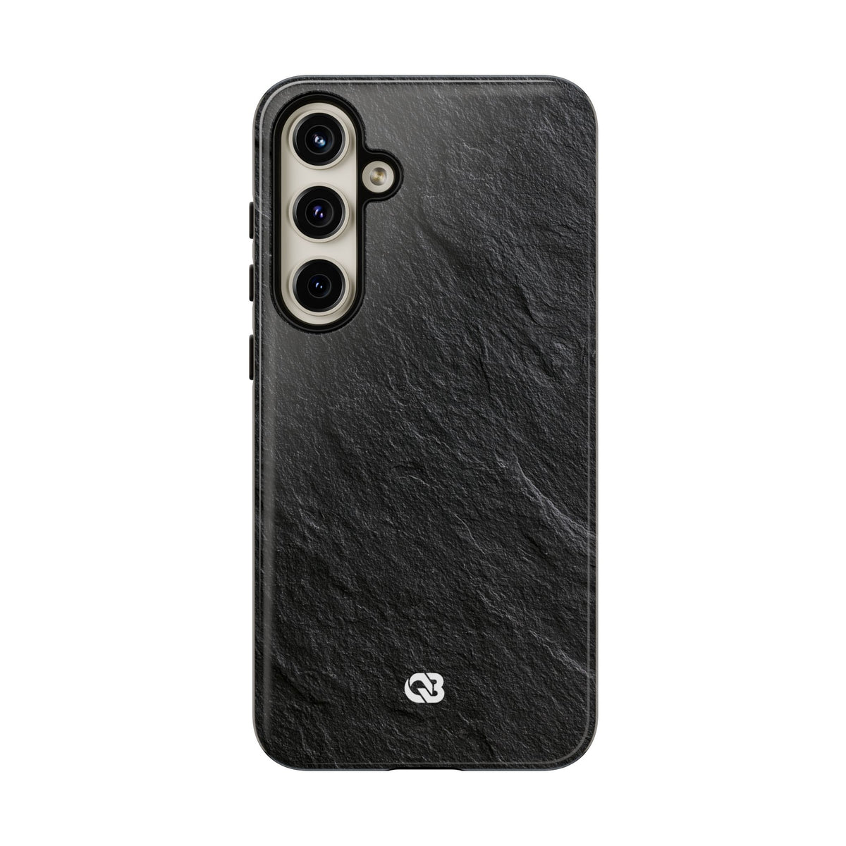Black Tough Phone Case for Samsung - Raw Obsidian Slate