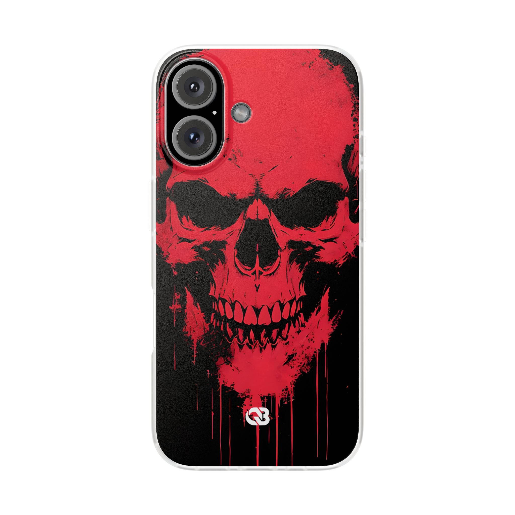Crimson Street Skull · Soft Custodia per iPhone