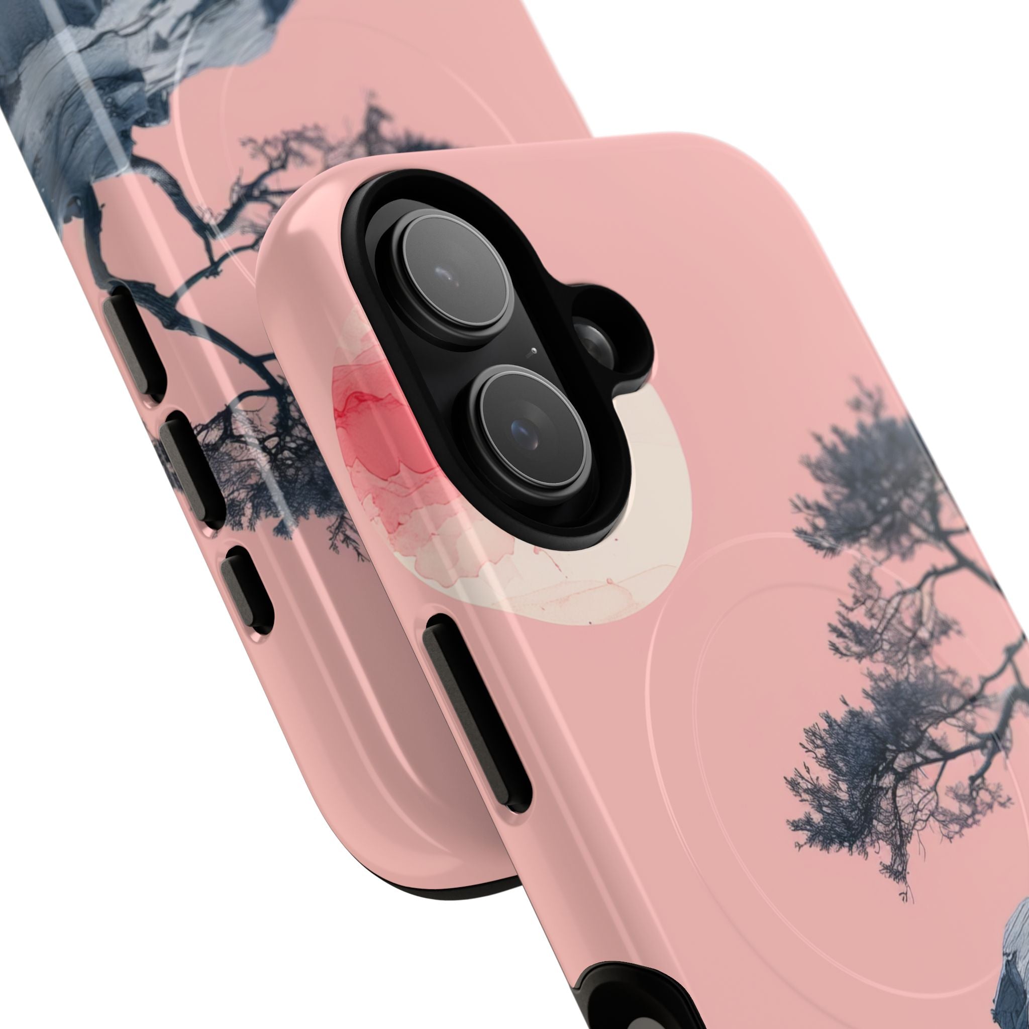 Crimson Moon Tree iPhone 17 Case - Tough+ - CASE•BOB