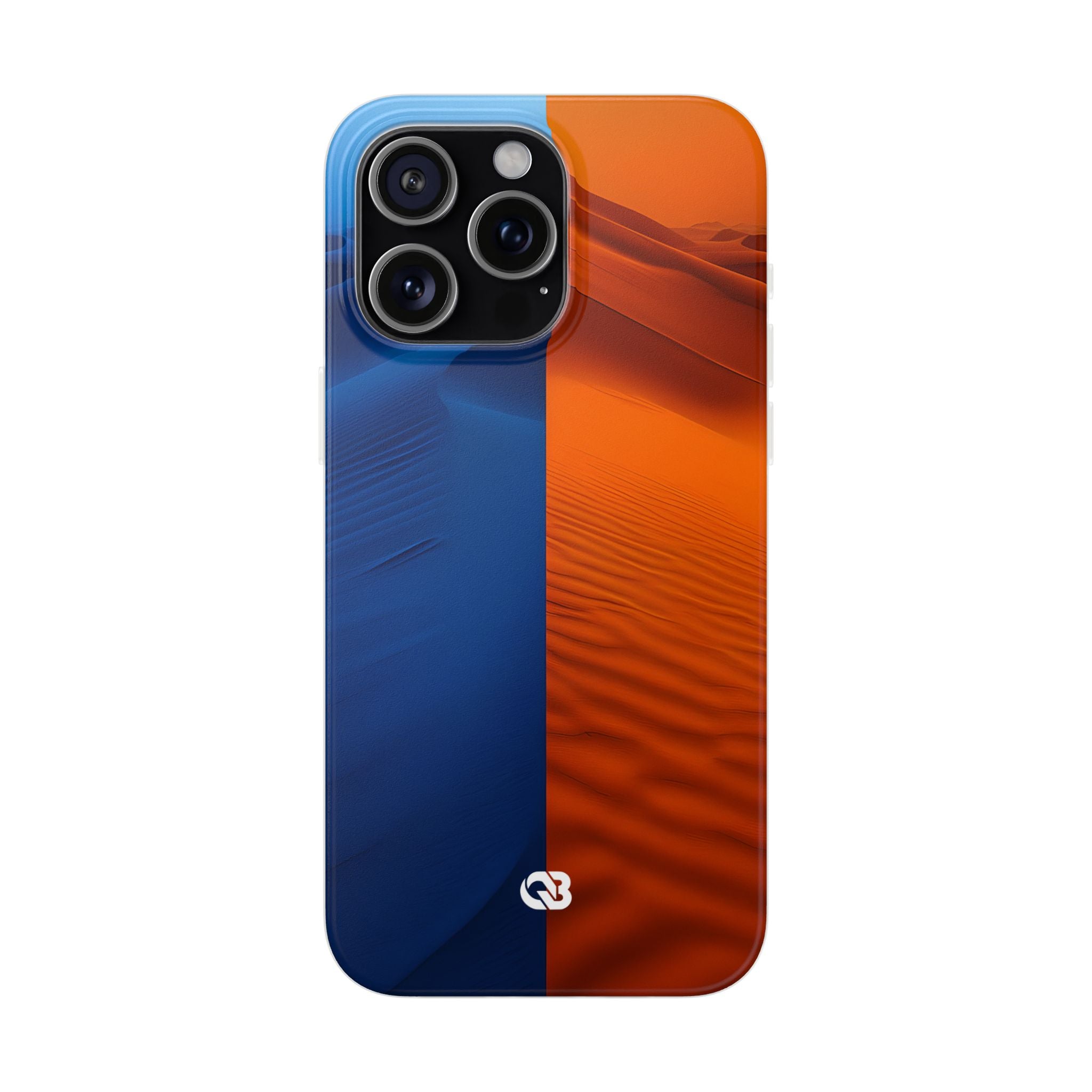 Split Dune Horizon · Soft Phone Case for iPhone