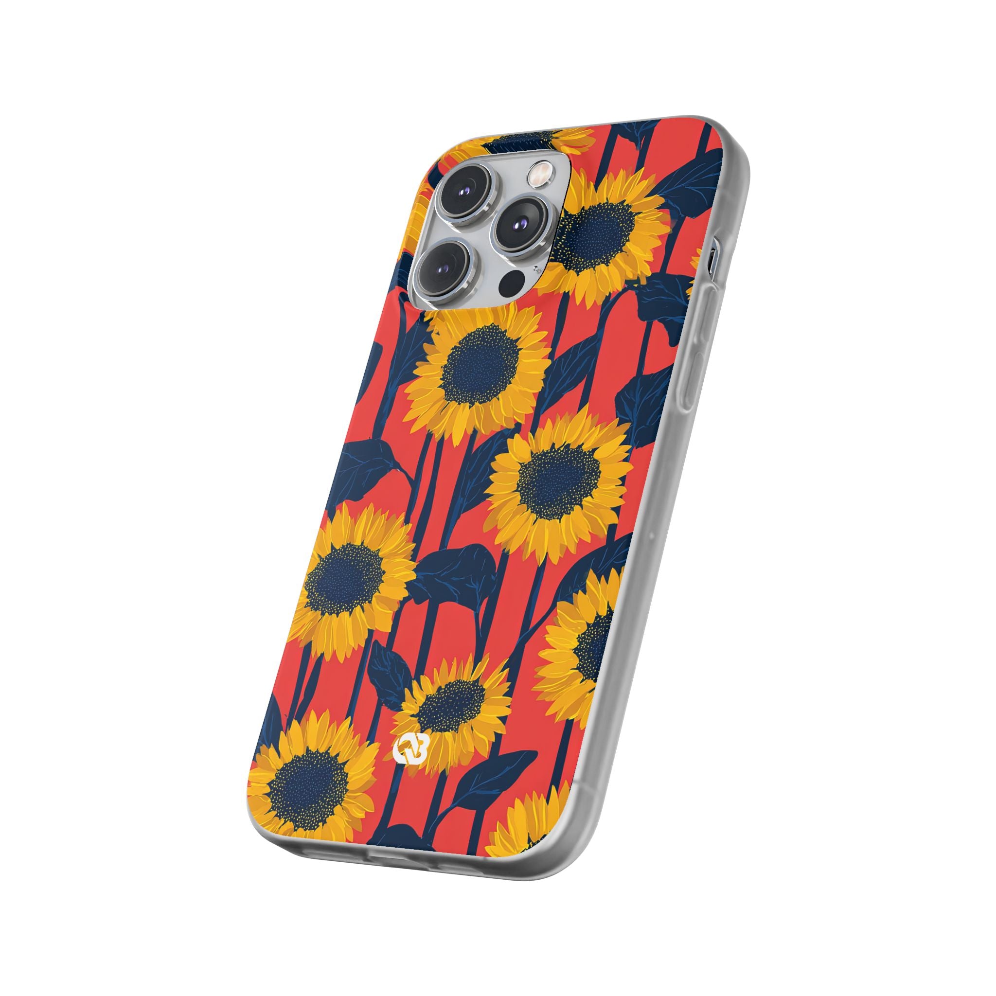 Solar Navy Bloom · Soft Handyhülle für iPhone