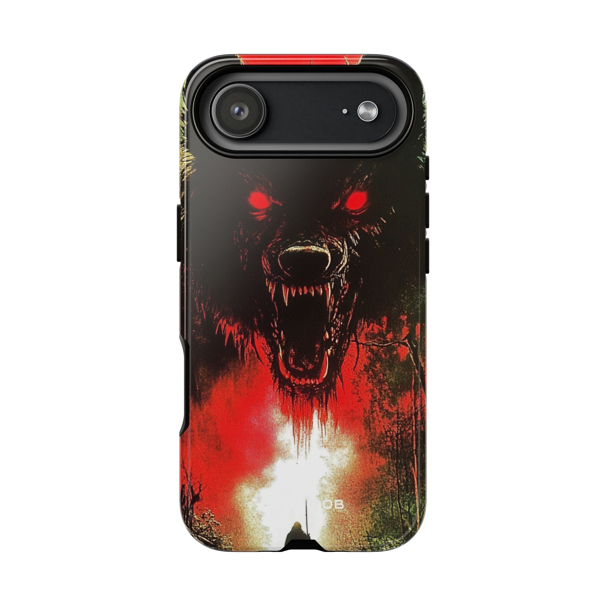 Crimson Wolf iPhone 17 Air Case - Tough - CASE•BOB