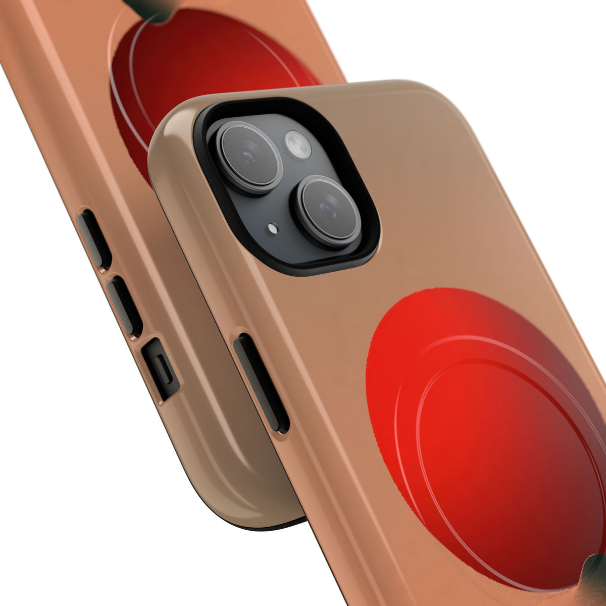 Crimson Sol Ridge · Tough 2.0 Magnetic Phone Case for iPhone · Red