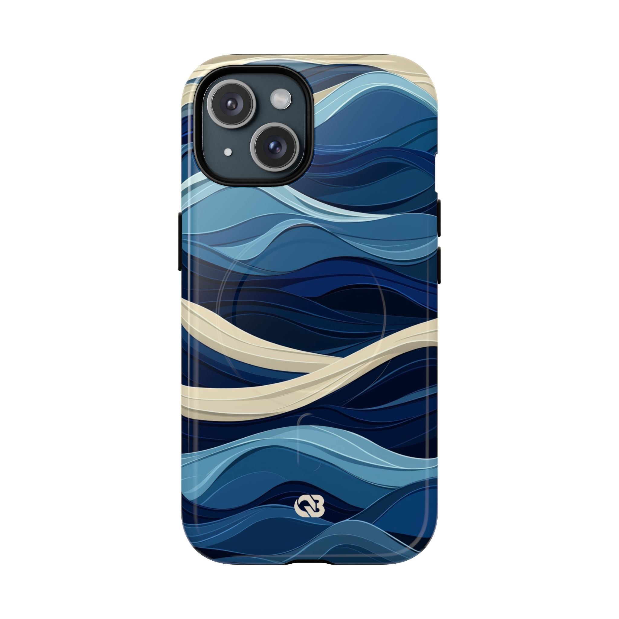 Cobalt Coast Layers · Tough+ Phone Case for iPhone · Magsafe