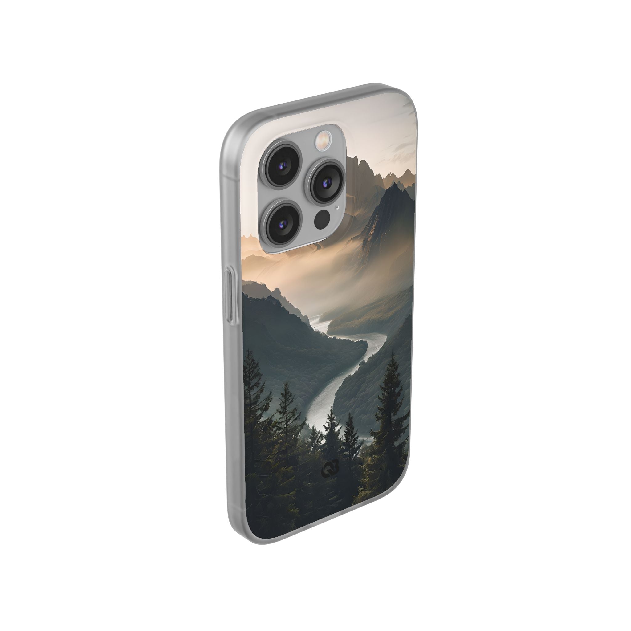 Golden Summit Valley · Soft Phone Case for iPhone