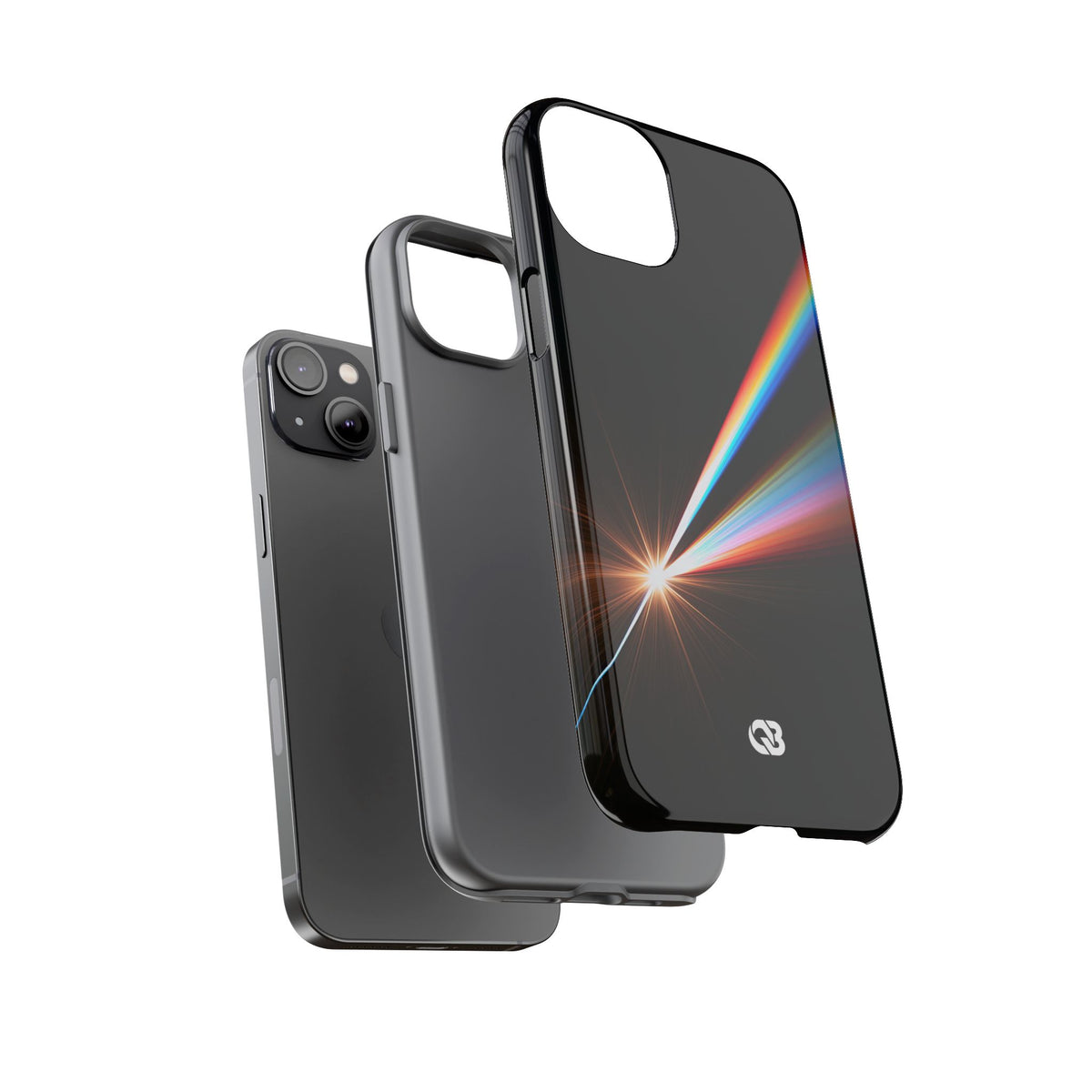 Spectral Refraction · Tough Phone Case for iPhone · Black