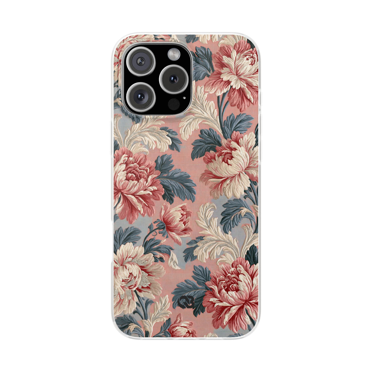 Blush Peony Jacquard · Lite Phone Case for iPhone · Pink