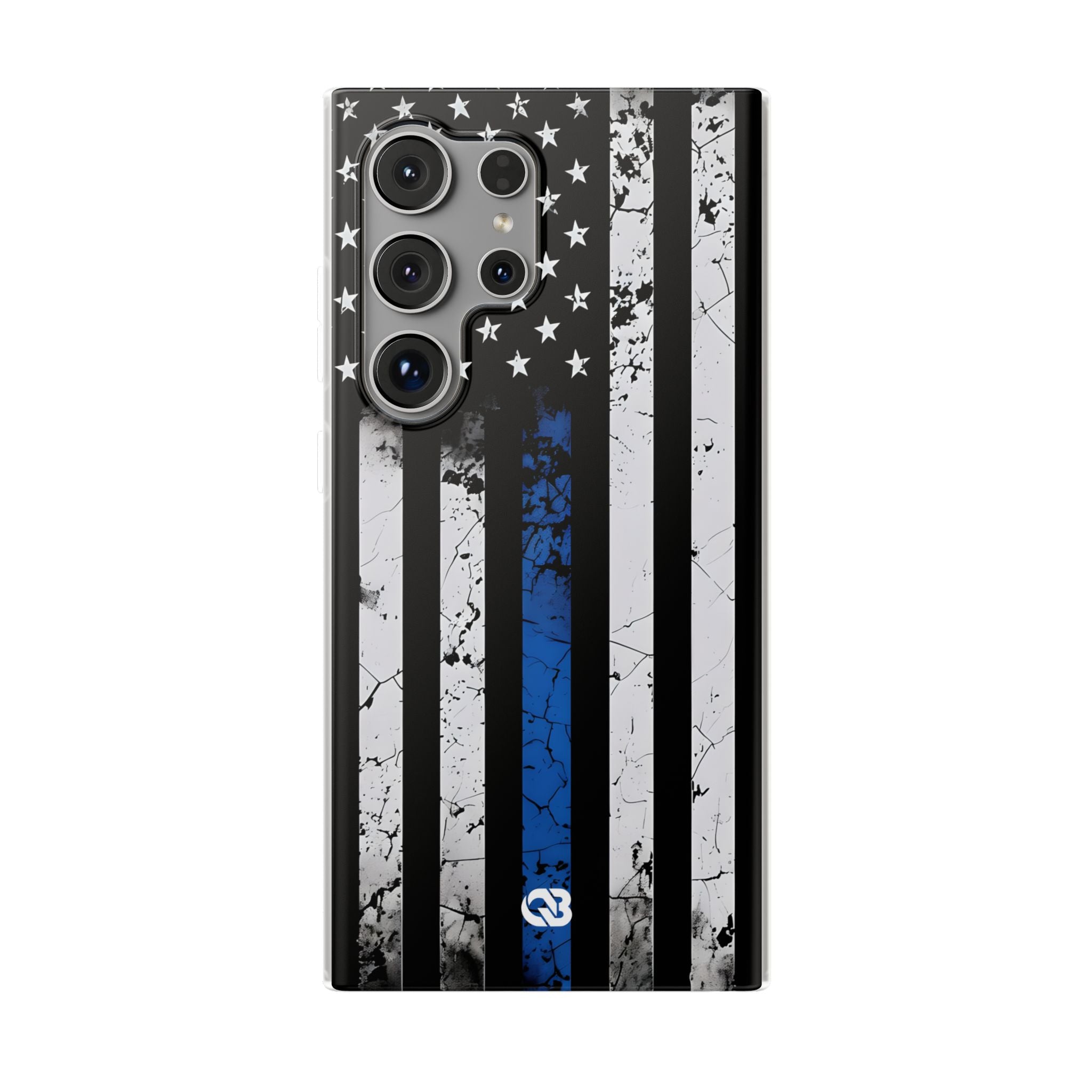 Gritty Cobalt Flag · Soft Handyhülle für Samsung