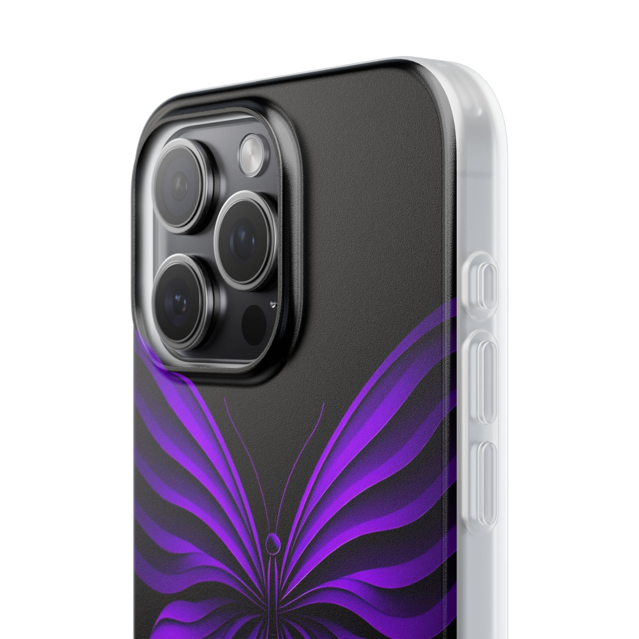 Violet Monarch iPhone 15 Pro Max Case - Soft