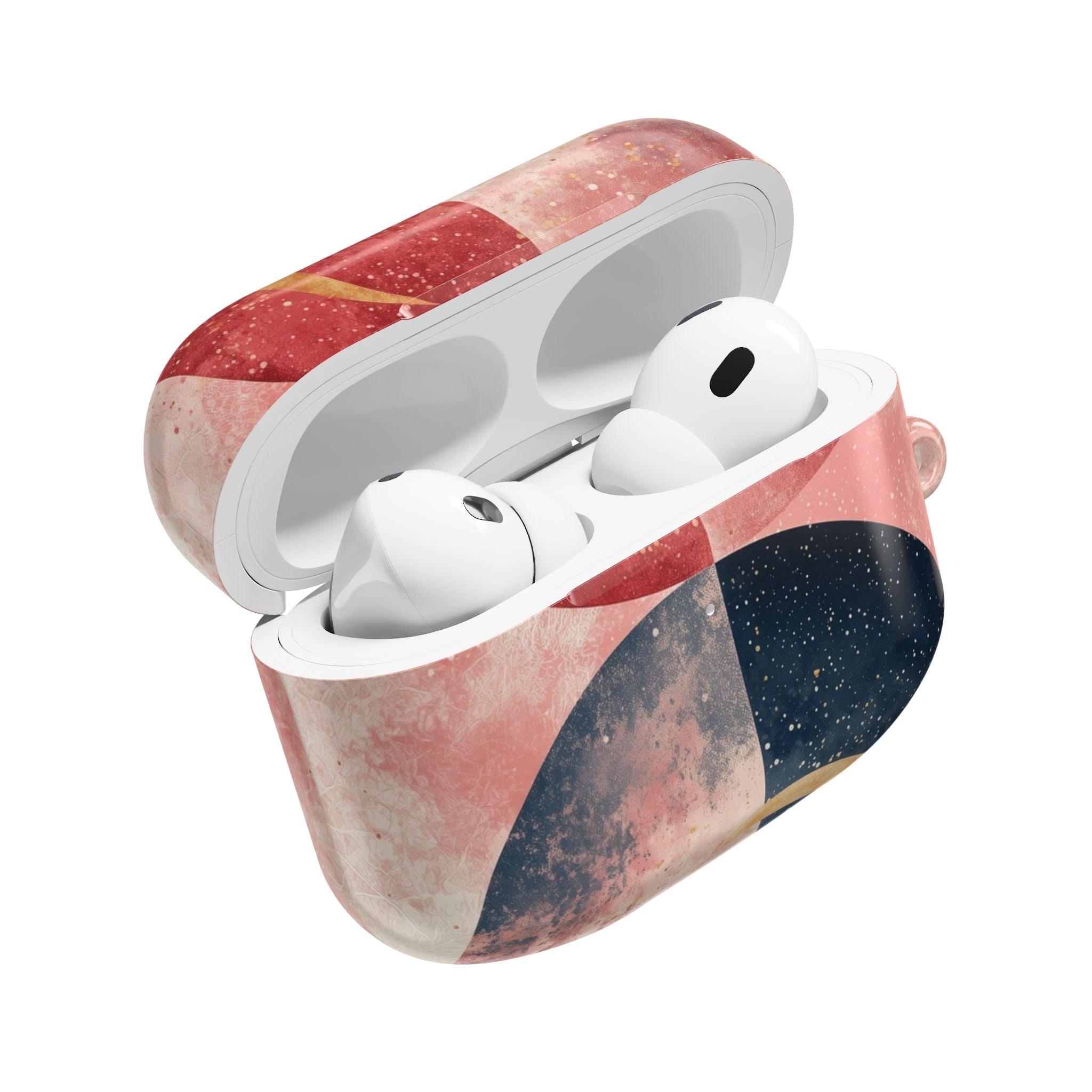 Golden Crescents Crimson - AirPods Case