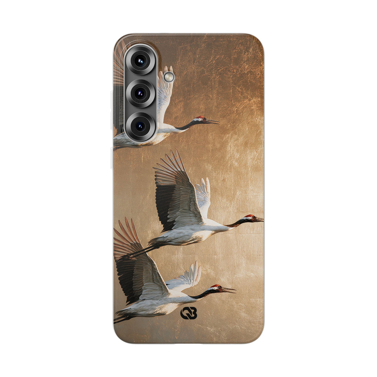 Golden Crane Flight · Lite Phone Case for Samsung · Gold