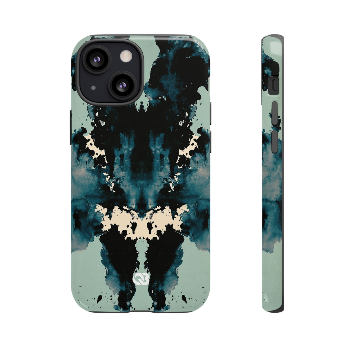 Rorschach Ink Void · Tough Phone Case for iPhone · Black