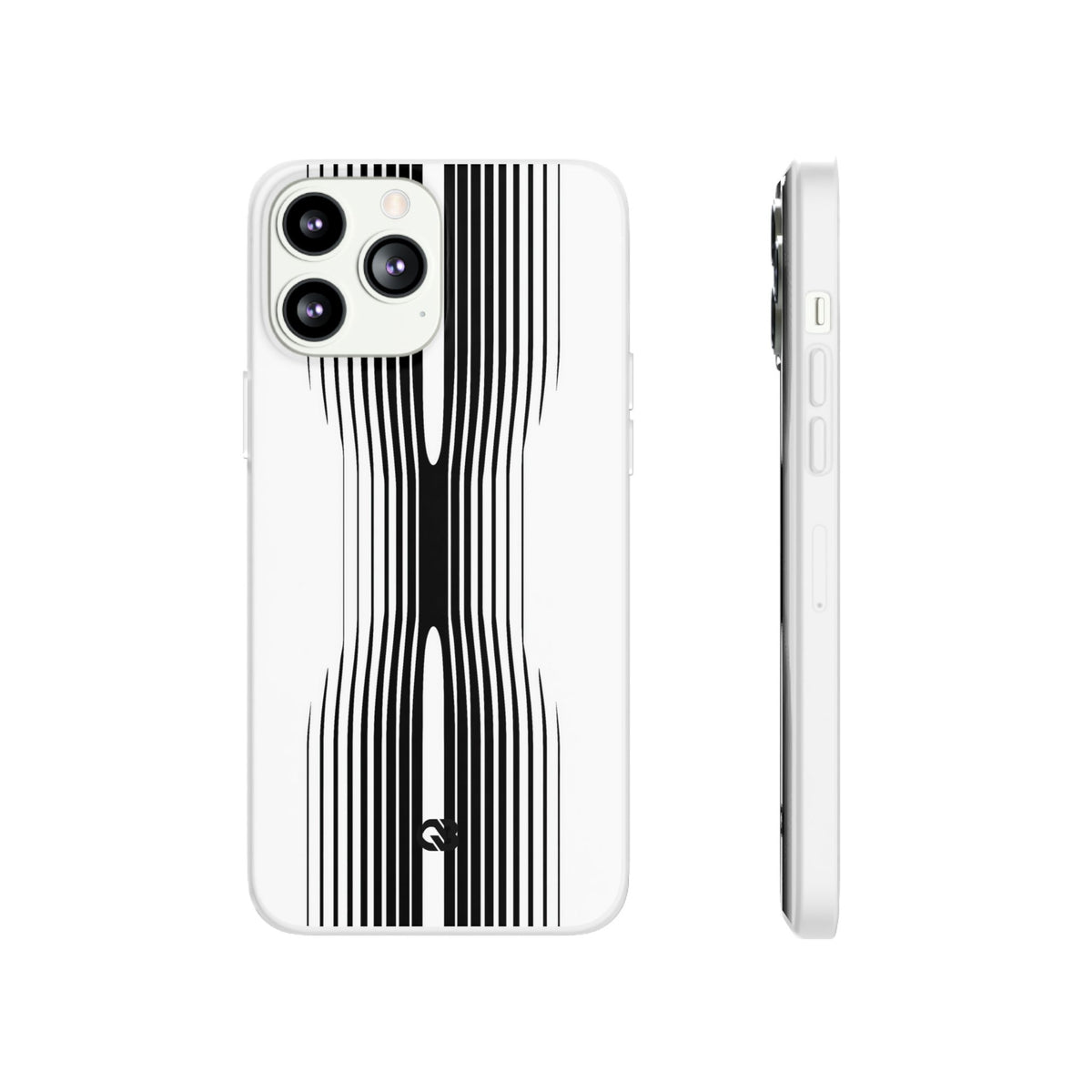 Linear Compression · Lite Phone Case for iPhone · Black