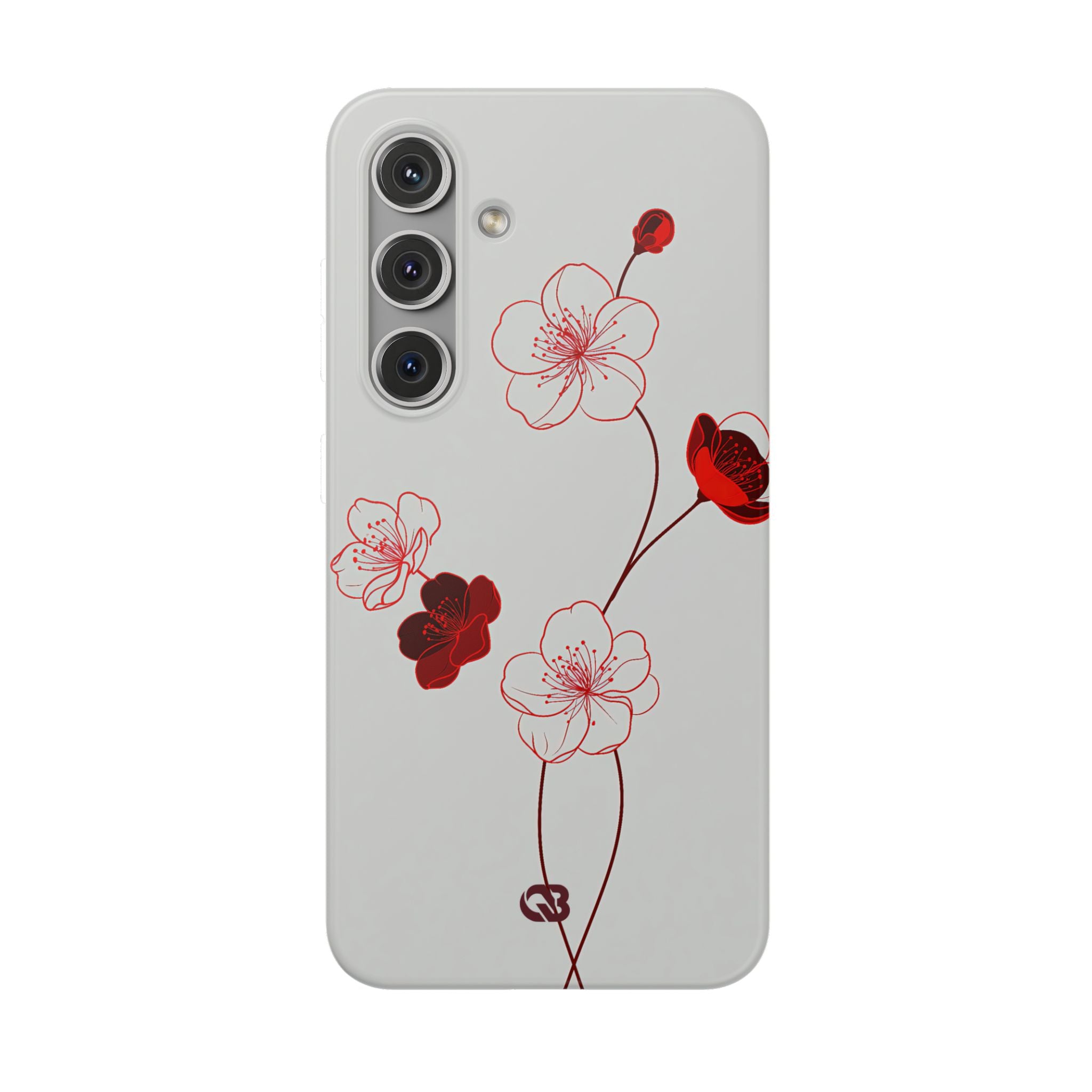 Red Lite Phone Case for Samsung - Kyoto Ember Bloom