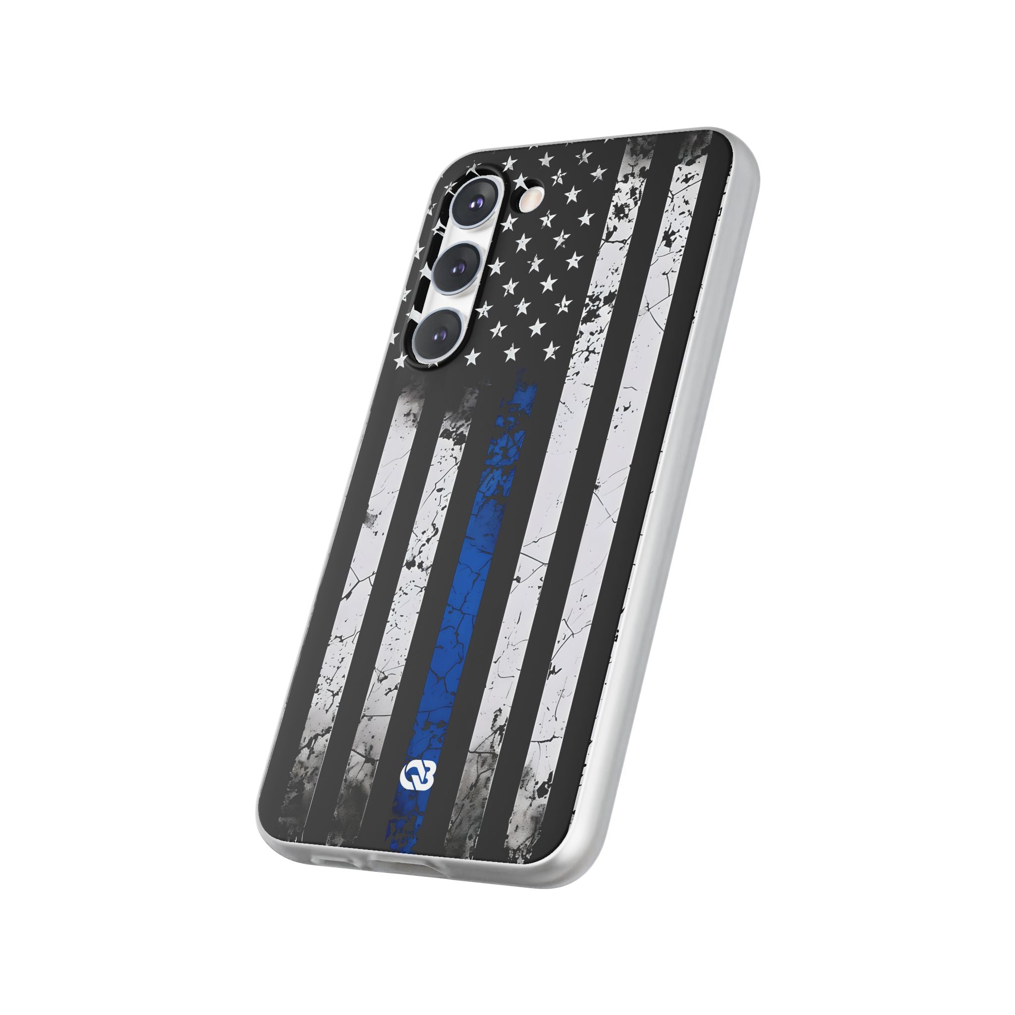 Gritty Cobalt Flag · Soft Handyhülle für Samsung