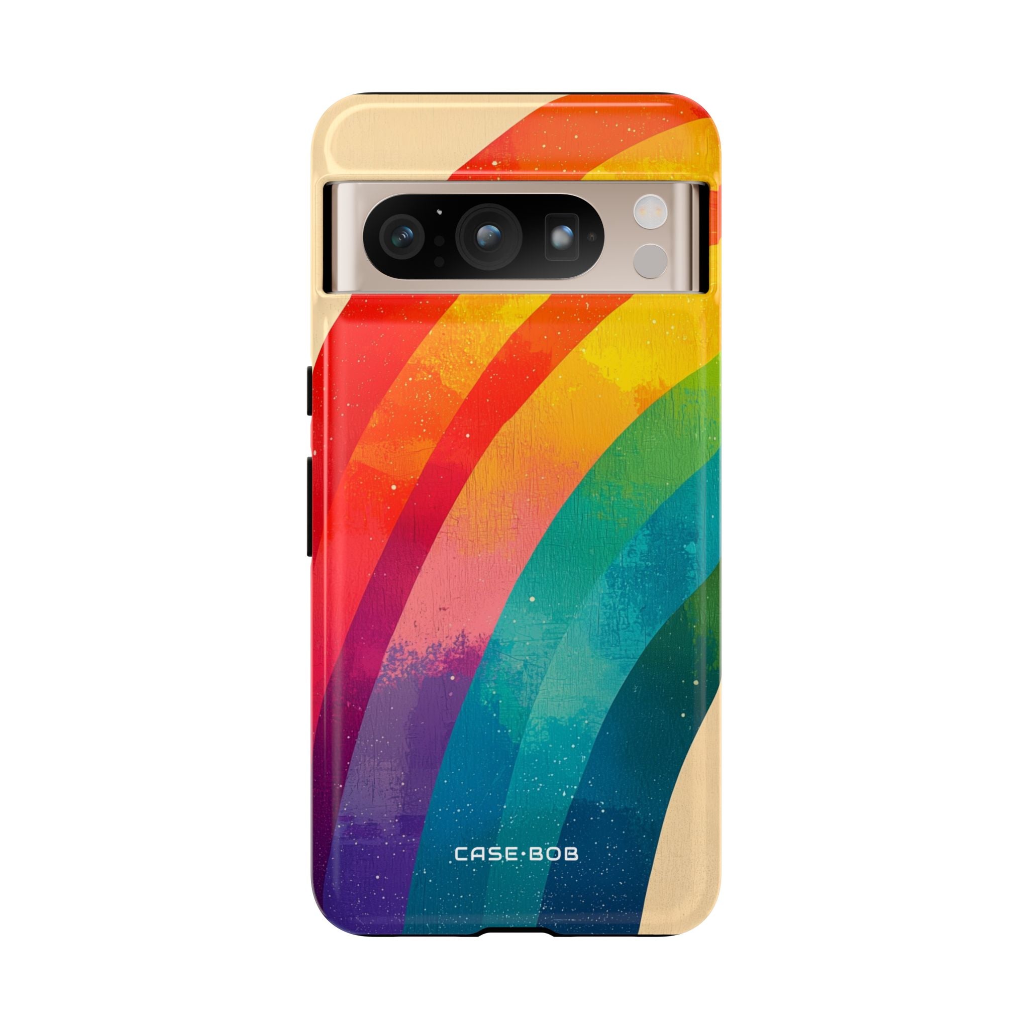 Texturierter Regenbogenbogen Google Pixel 8 Pro Case - Tough