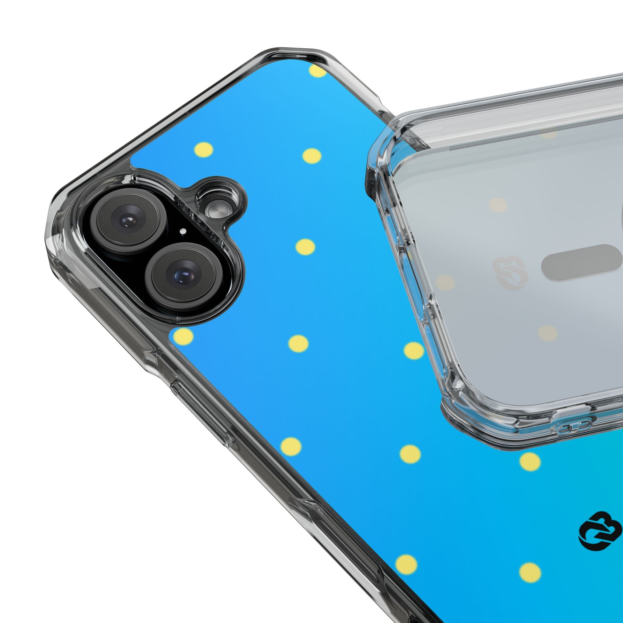 Cyan Sun Dots · Impact Phone Case for iPhone · Magsafe