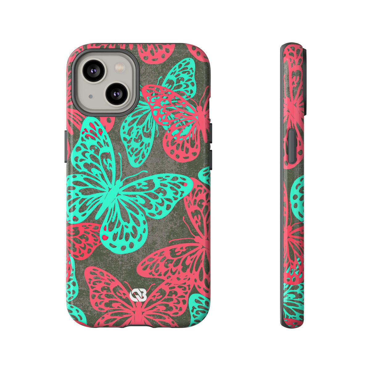 Electric Papillon · Tough Phone Case for iPhone · Pink