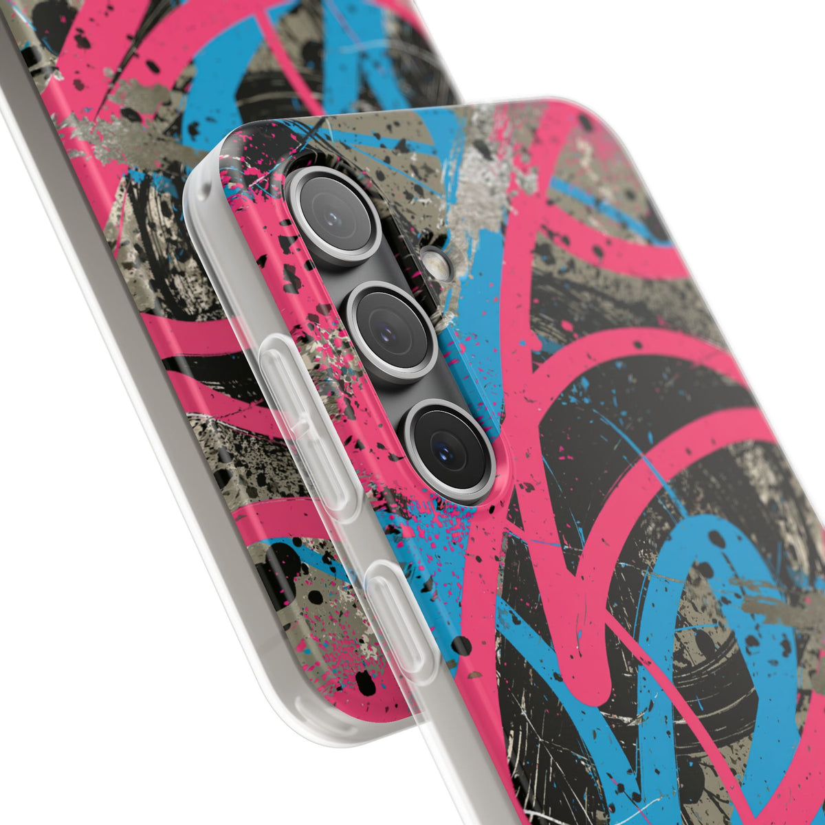 Cyber Splatter Flow · Lite Phone Case for Samsung · Pink