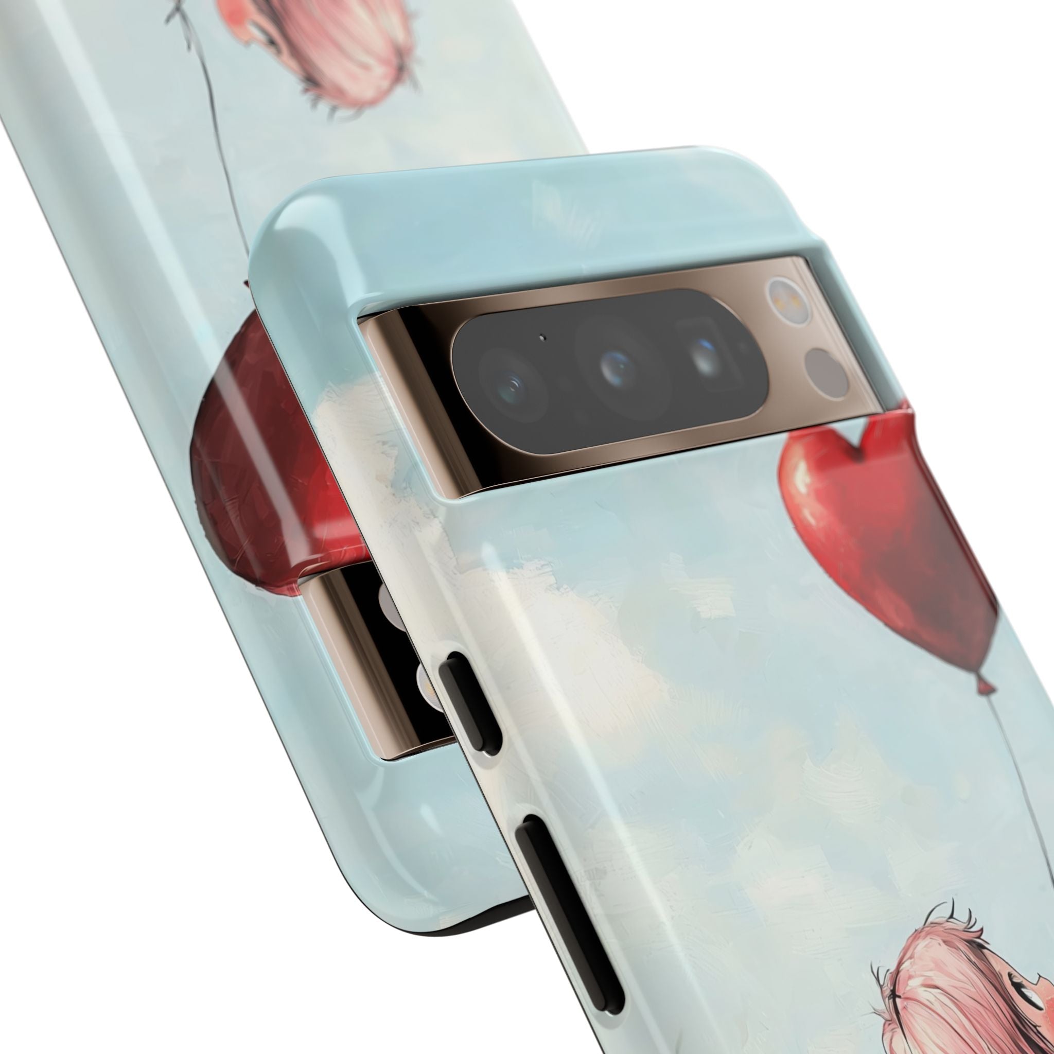 Herzballon Leuchten Google Pixel 8 Pro Case - Tough