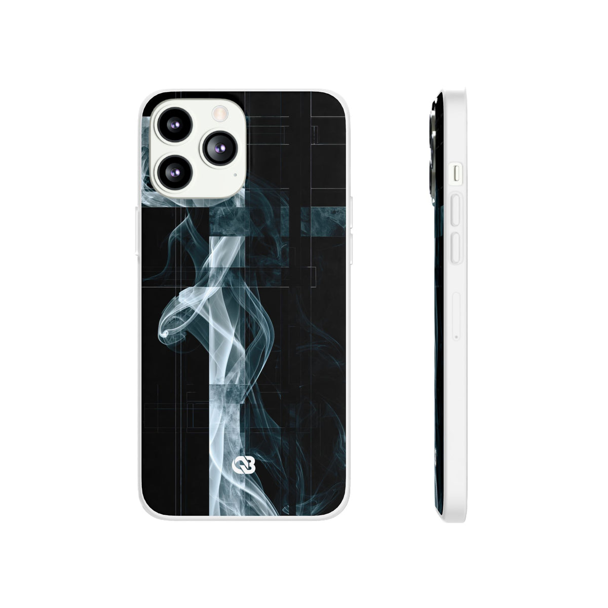 Fractured Smoke · Lite Phone Case for iPhone · Black