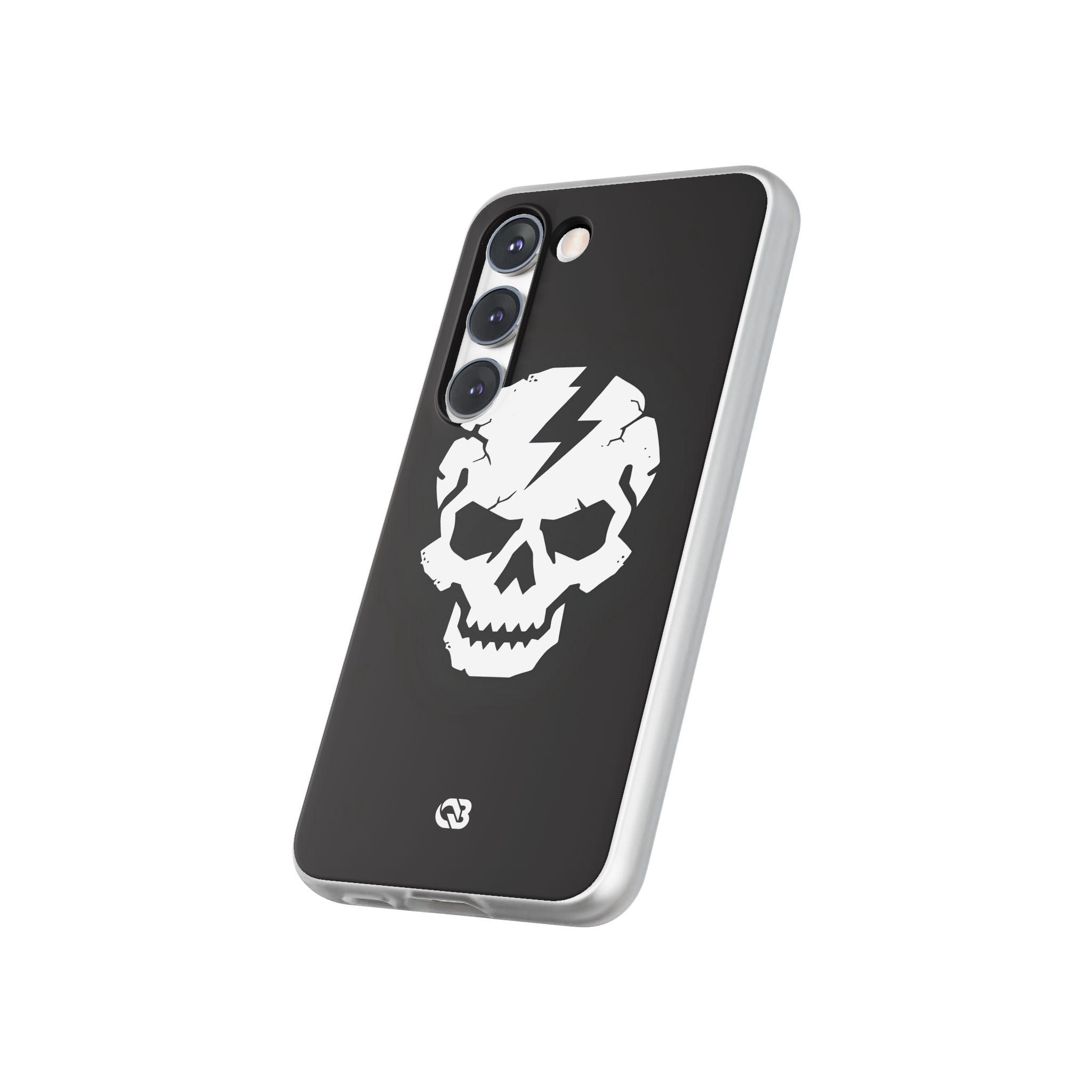 Shattered Bolt Skull · Soft Phone Case for Samsung